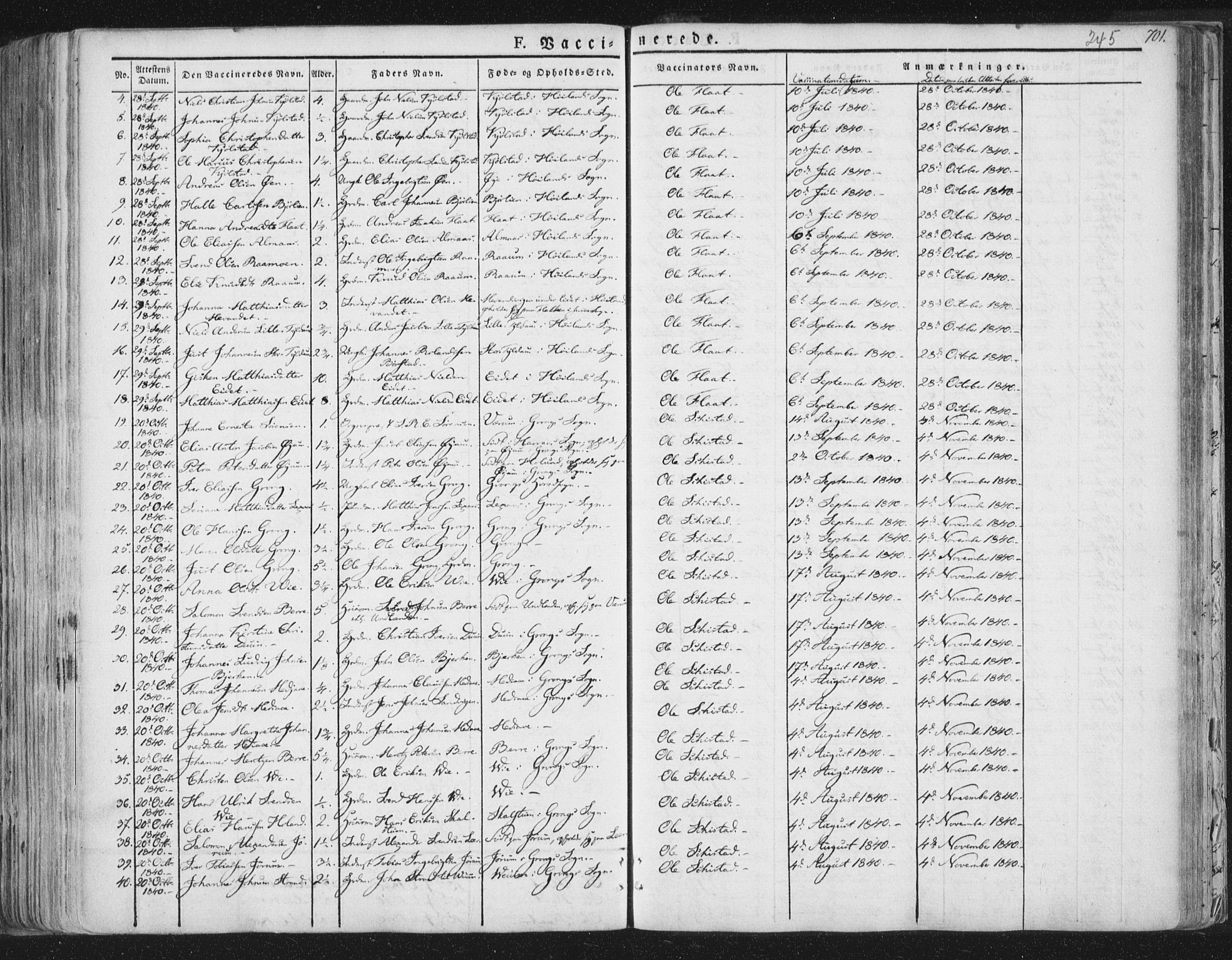 Ministerialprotokoller, klokkerbøker og fødselsregistre - Nord-Trøndelag, SAT/A-1458/758/L0513: Ministerialbok nr. 758A02 /1, 1839-1868, s. 245