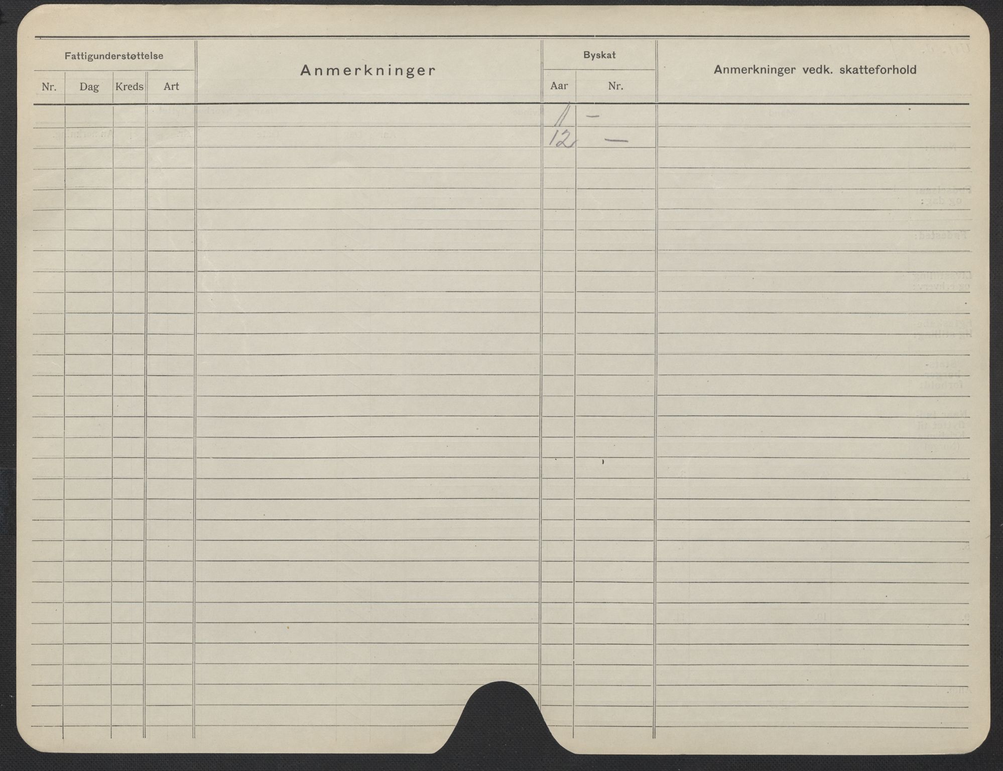 Oslo folkeregister, Registerkort, AV/SAO-A-11715/F/Fa/Fac/L0024: Kvinner, 1906-1914, s. 1024b