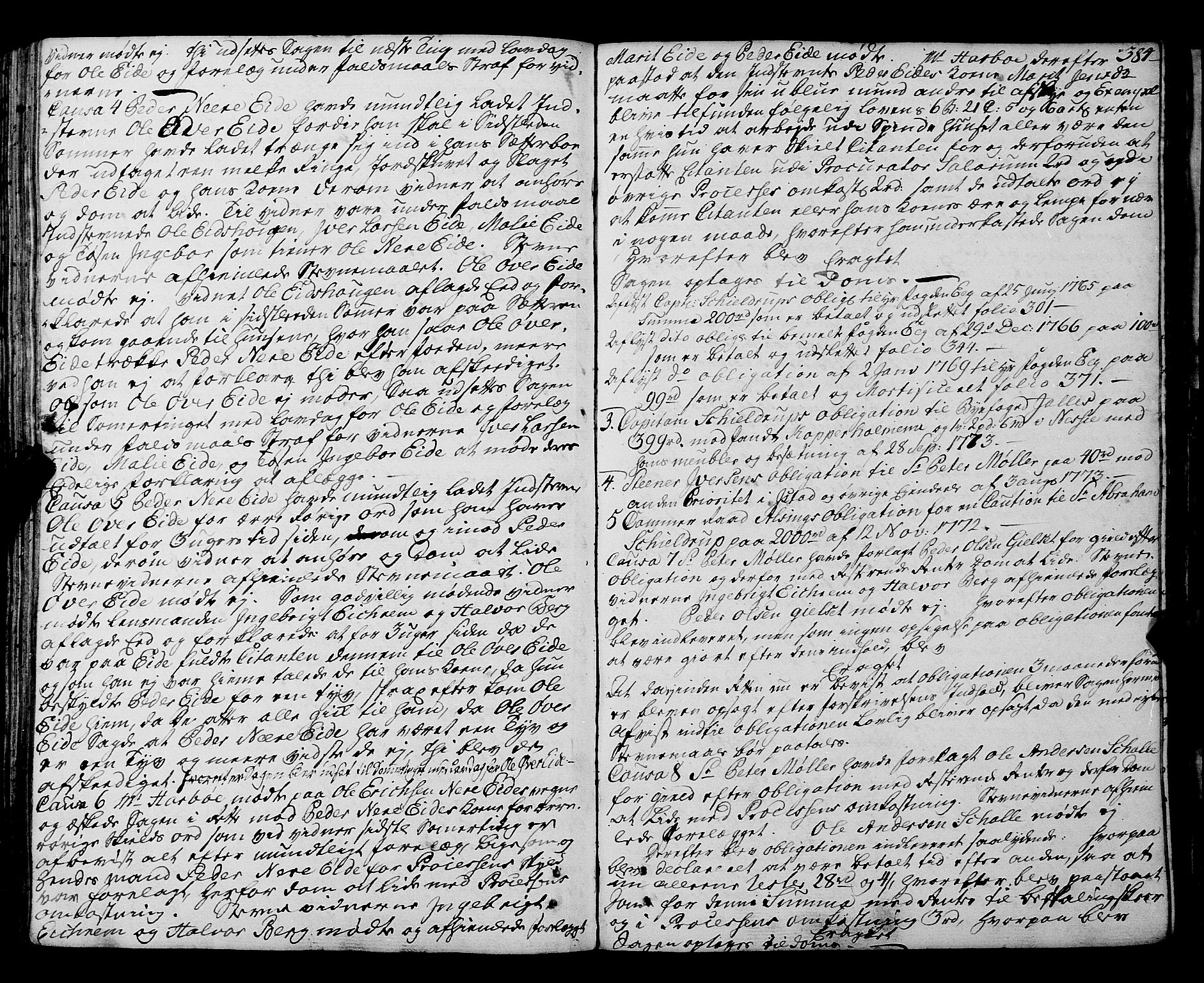 Romsdal sorenskriveri, SAT/A-4149/1/1/1A/L0015: Tingbok, 1765-1775, s. 383b-384a