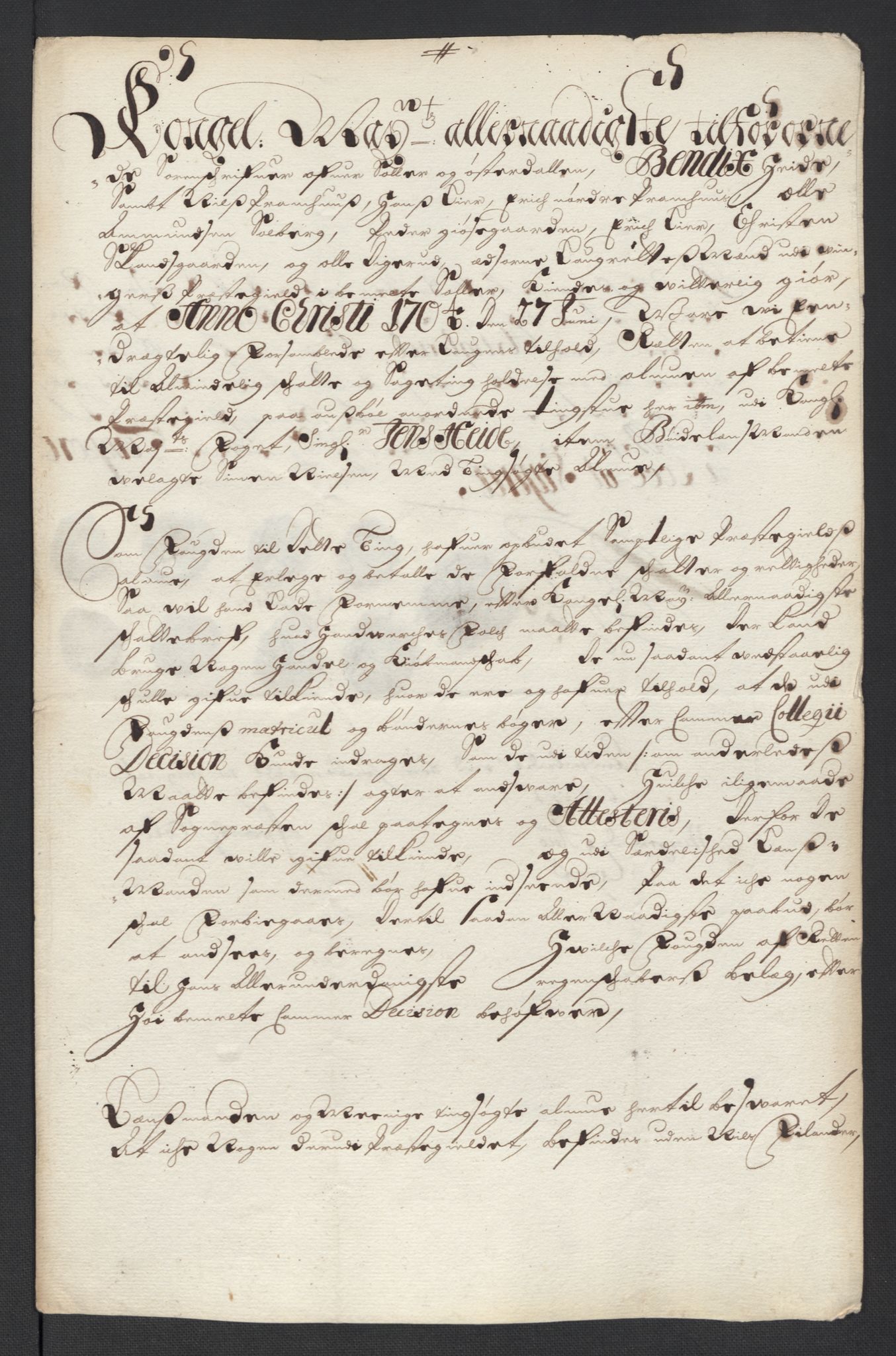 Rentekammeret inntil 1814, Reviderte regnskaper, Fogderegnskap, RA/EA-4092/R13/L0842: Fogderegnskap Solør, Odal og Østerdal, 1704, s. 278