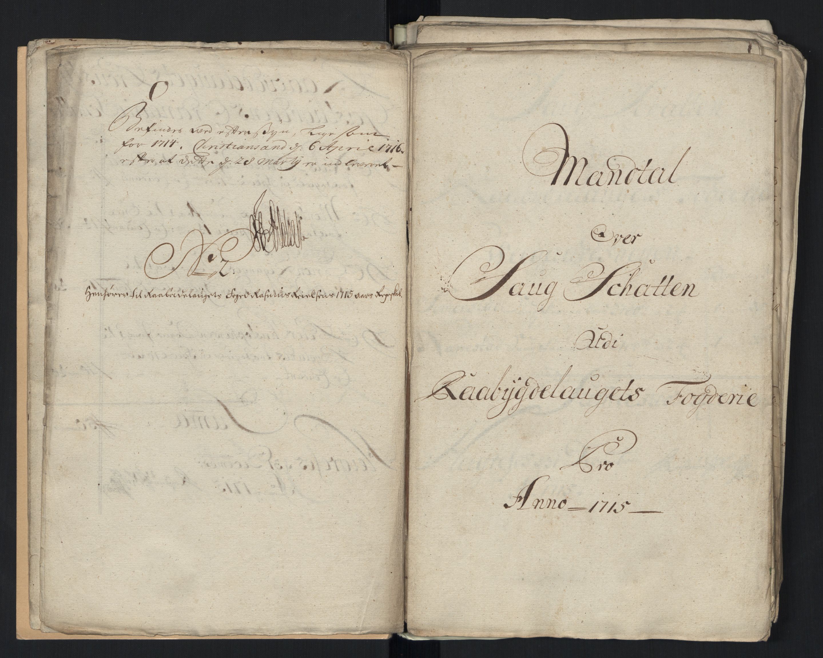 Rentekammeret inntil 1814, Reviderte regnskaper, Fogderegnskap, AV/RA-EA-4092/R40/L2451: Fogderegnskap Råbyggelag, 1714-1715, s. 243