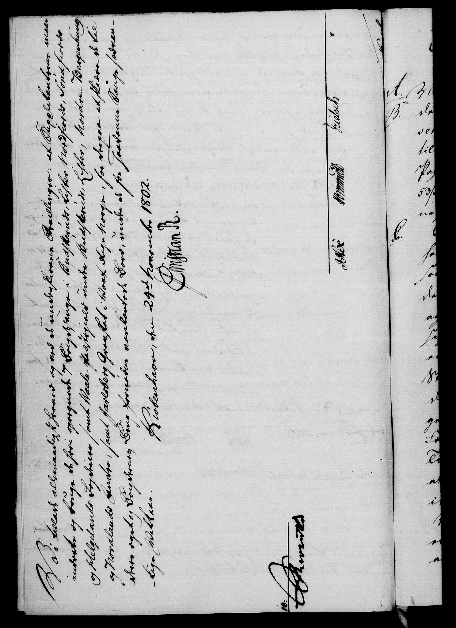 Rentekammeret, Kammerkanselliet, AV/RA-EA-3111/G/Gf/Gfa/L0084: Norsk relasjons- og resolusjonsprotokoll (merket RK 52.84), 1802, s. 709