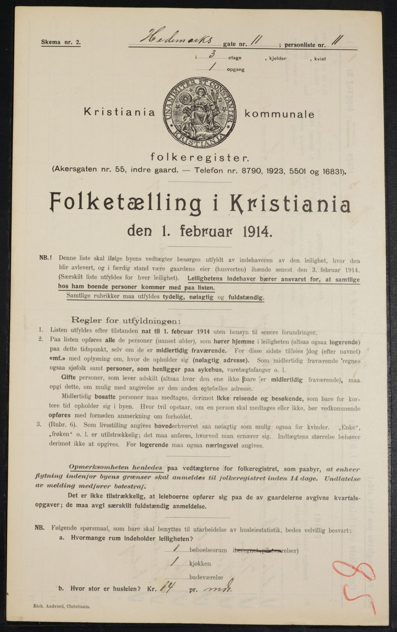 OBA, Kommunal folketelling 1.2.1914 for Kristiania, 1914, s. 35979