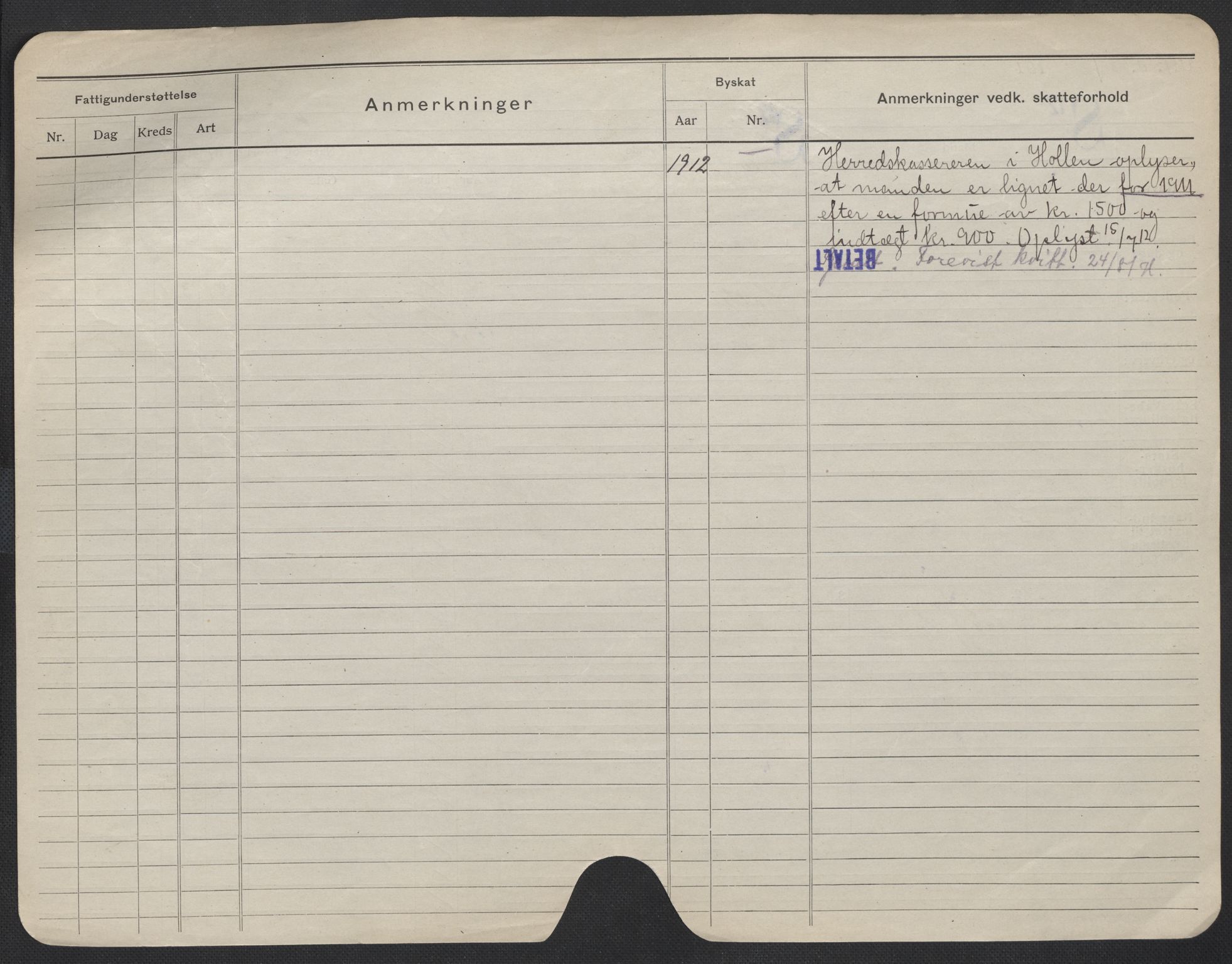 Oslo folkeregister, Registerkort, SAO/A-11715/F/Fa/Fac/L0009: Menn, 1906-1914, s. 226b
