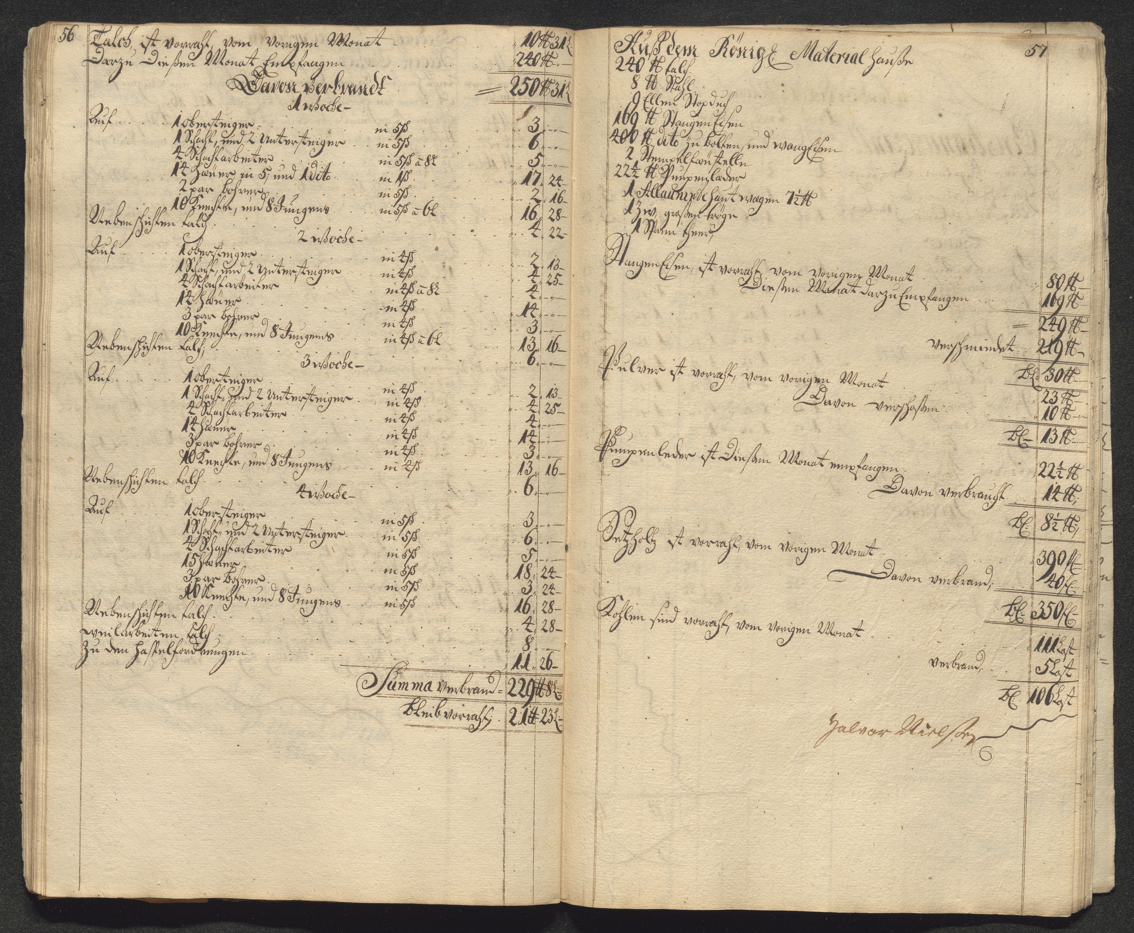 Kongsberg Sølvverk 1623-1816, AV/SAKO-EA-3135/001/D/Dc/Dcd/L0099: Utgiftsregnskap for gruver m.m., 1710, s. 313