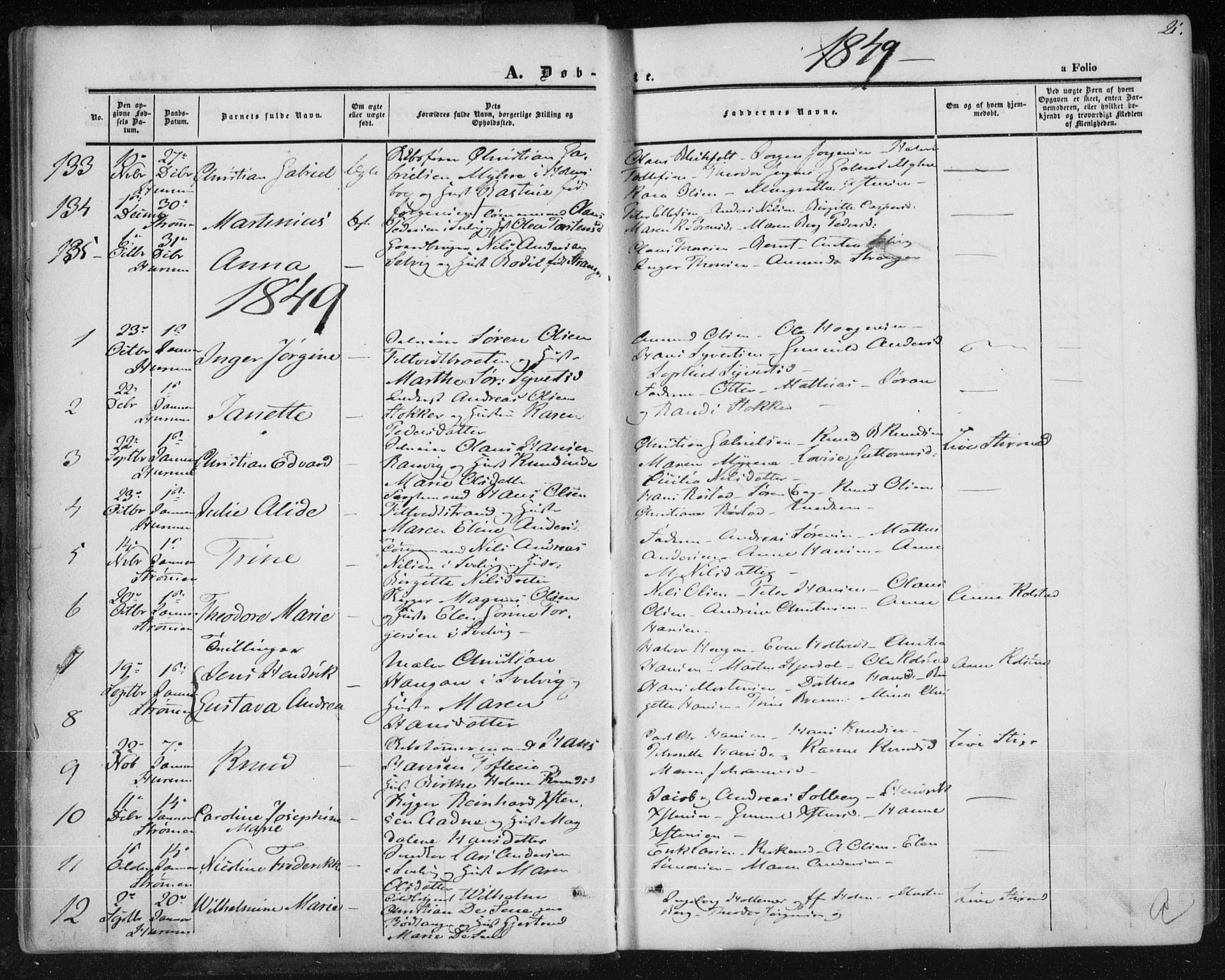 Hurum kirkebøker, AV/SAKO-A-229/F/Fa/L0011: Ministerialbok nr. 11, 1847-1860, s. 21