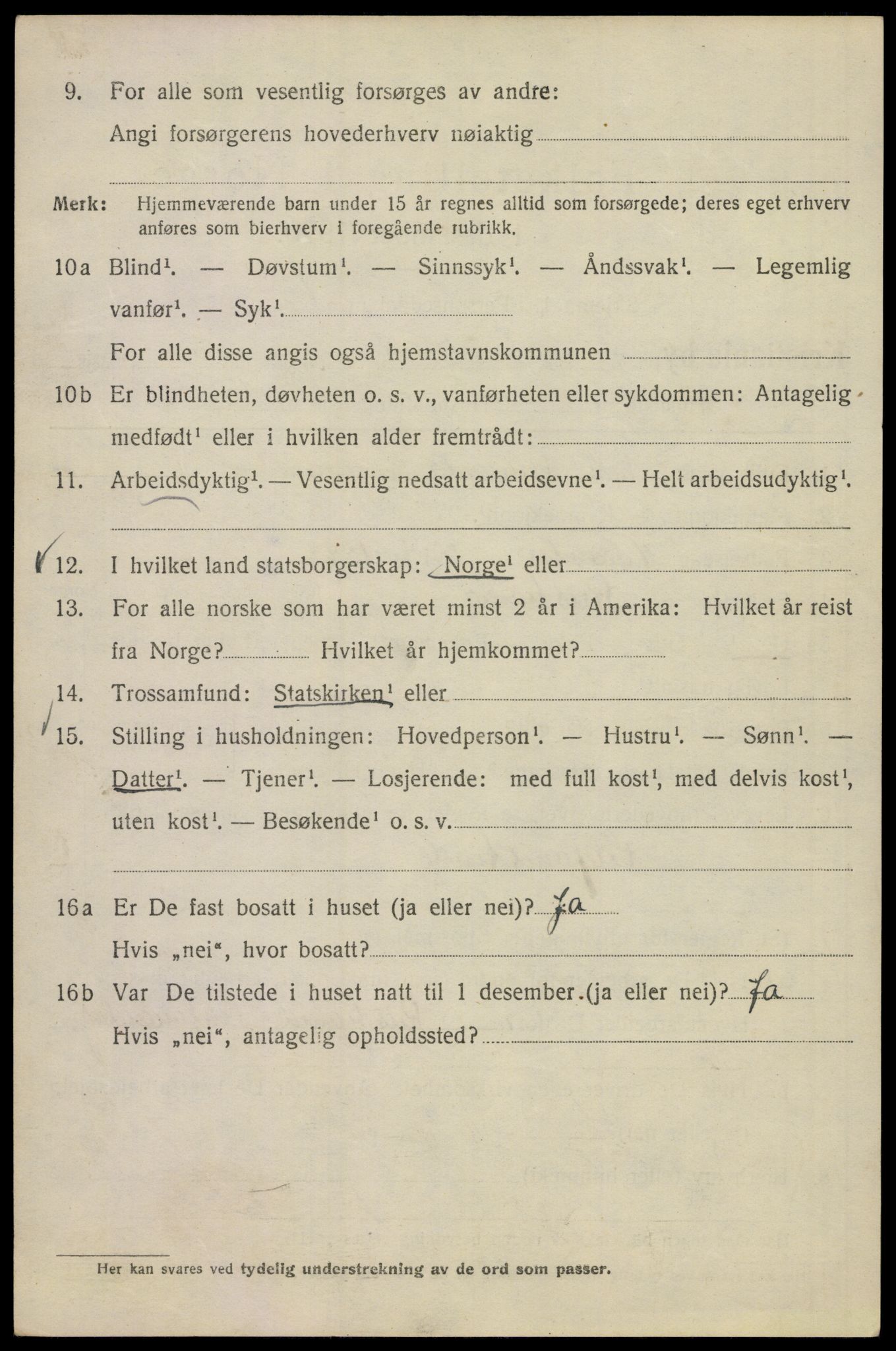 SAO, Folketelling 1920 for 0301 Kristiania kjøpstad, 1920, s. 449886