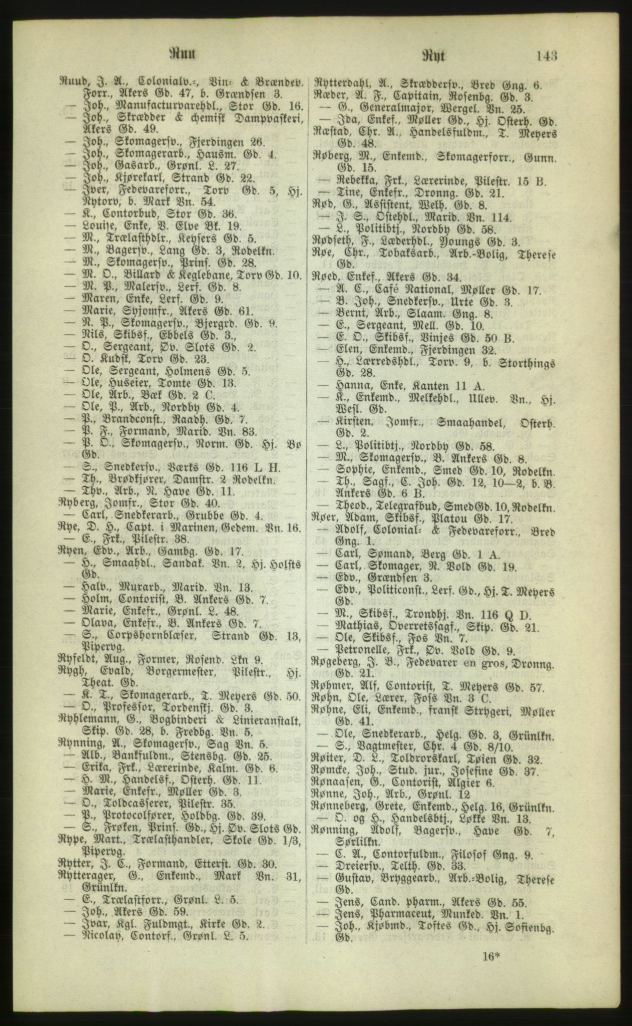 Kristiania/Oslo adressebok, PUBL/-, 1880, s. 243