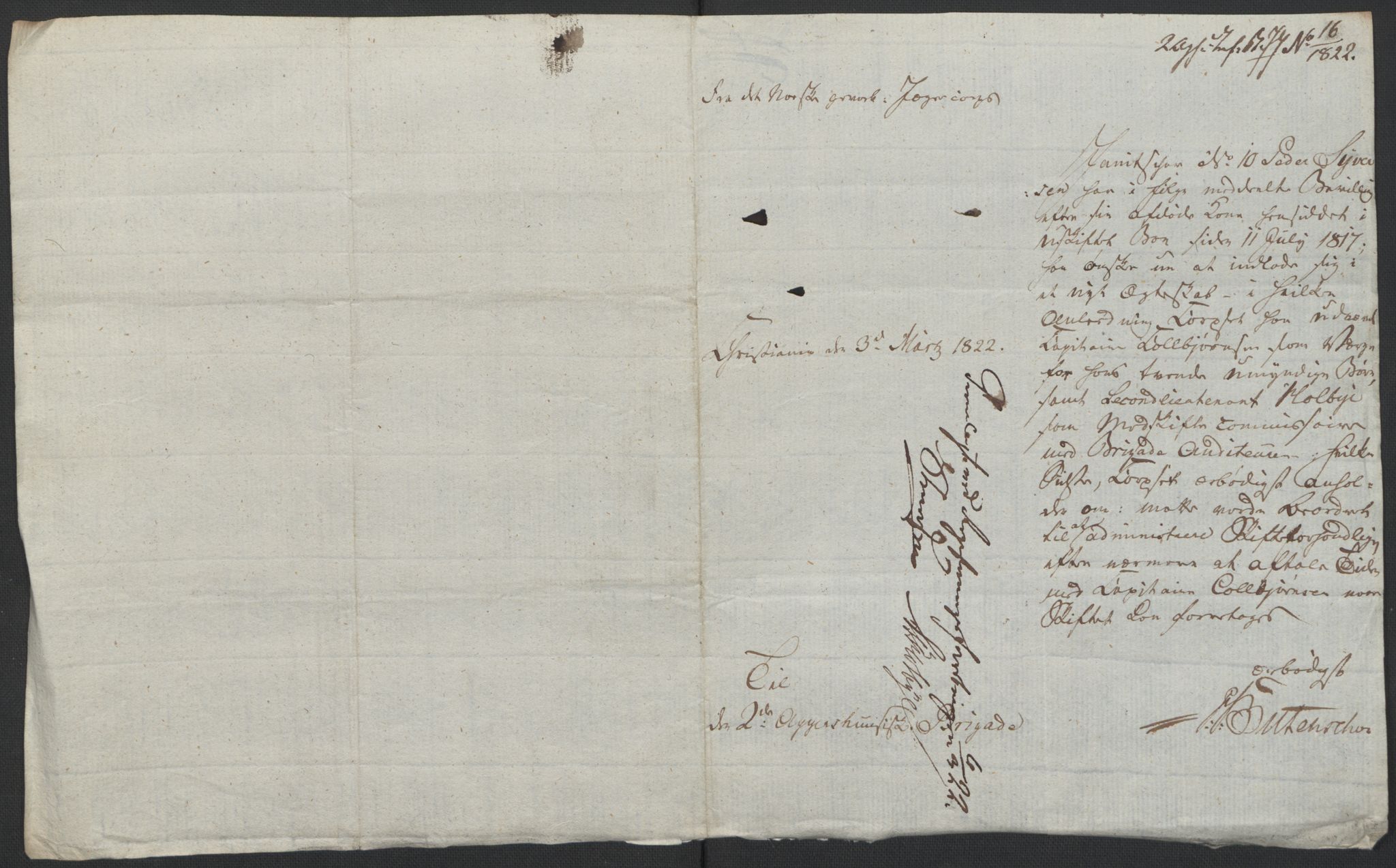 Forsvaret, Generalauditøren, AV/RA-RAFA-1772/F/Fj/Fjb/L0005: Skifter 1818 - 1823, 1818-1823, s. 232