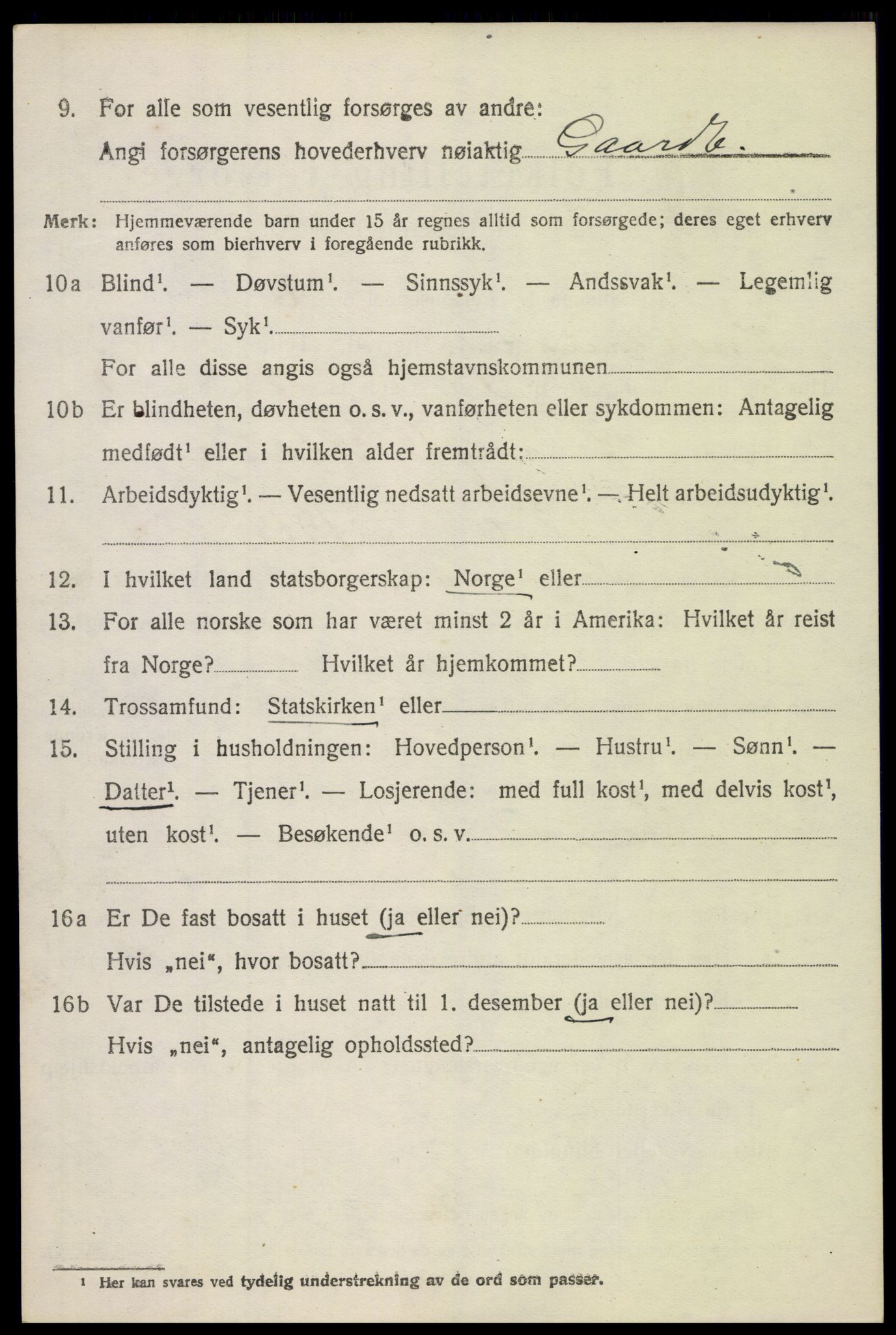 SAH, Folketelling 1920 for 0526 Snertingdal herred, 1920, s. 2940