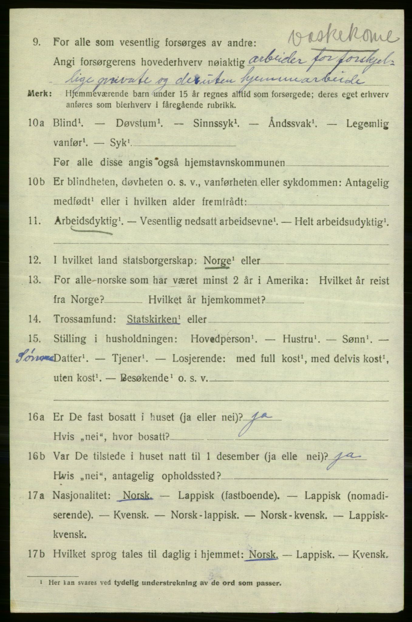 SATØ, Folketelling 1920 for 2002 Vardø kjøpstad, 1920, s. 5909