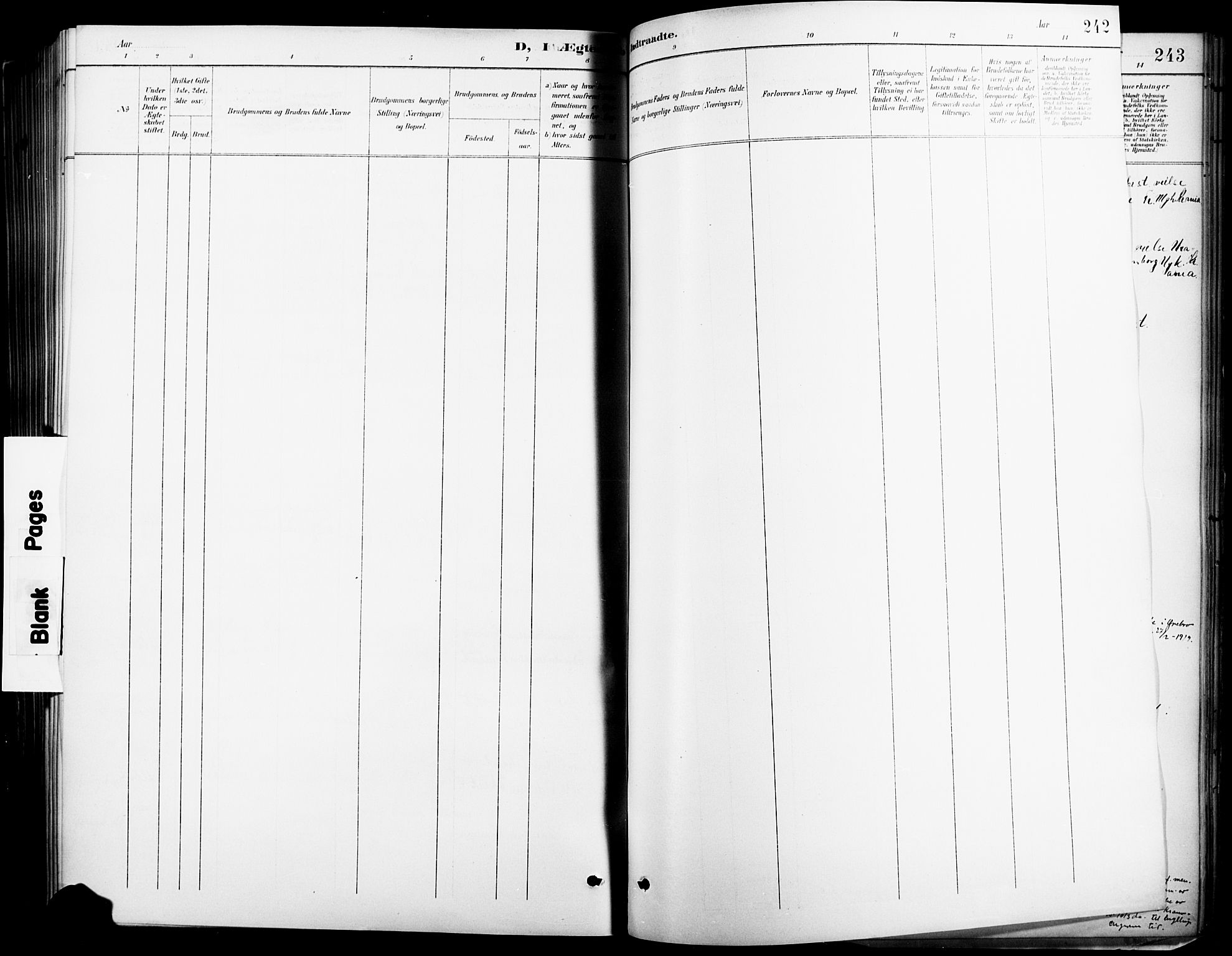 Vinger prestekontor, AV/SAH-PREST-024/H/Ha/Hab/L0003: Klokkerbok nr. 3, 1895-1920, s. 242