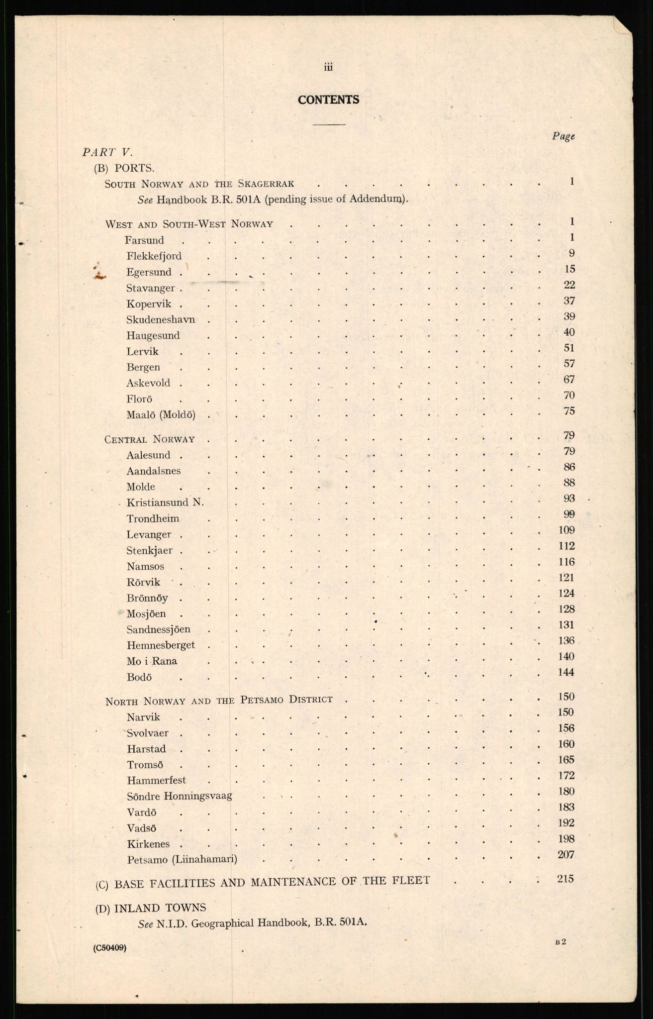 Forsvaret, Forsvarets overkommando II, RA/RAFA-3915/D/Dd/L0004: Index of Reports on Norway, 1943-1944, s. 537