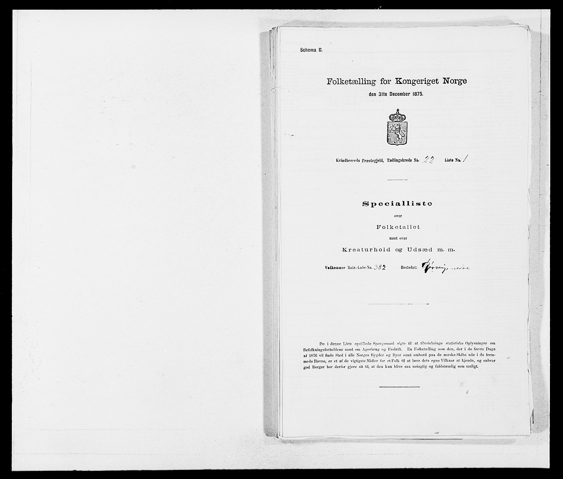 SAB, Folketelling 1875 for 1224P Kvinnherad prestegjeld, 1875, s. 1457