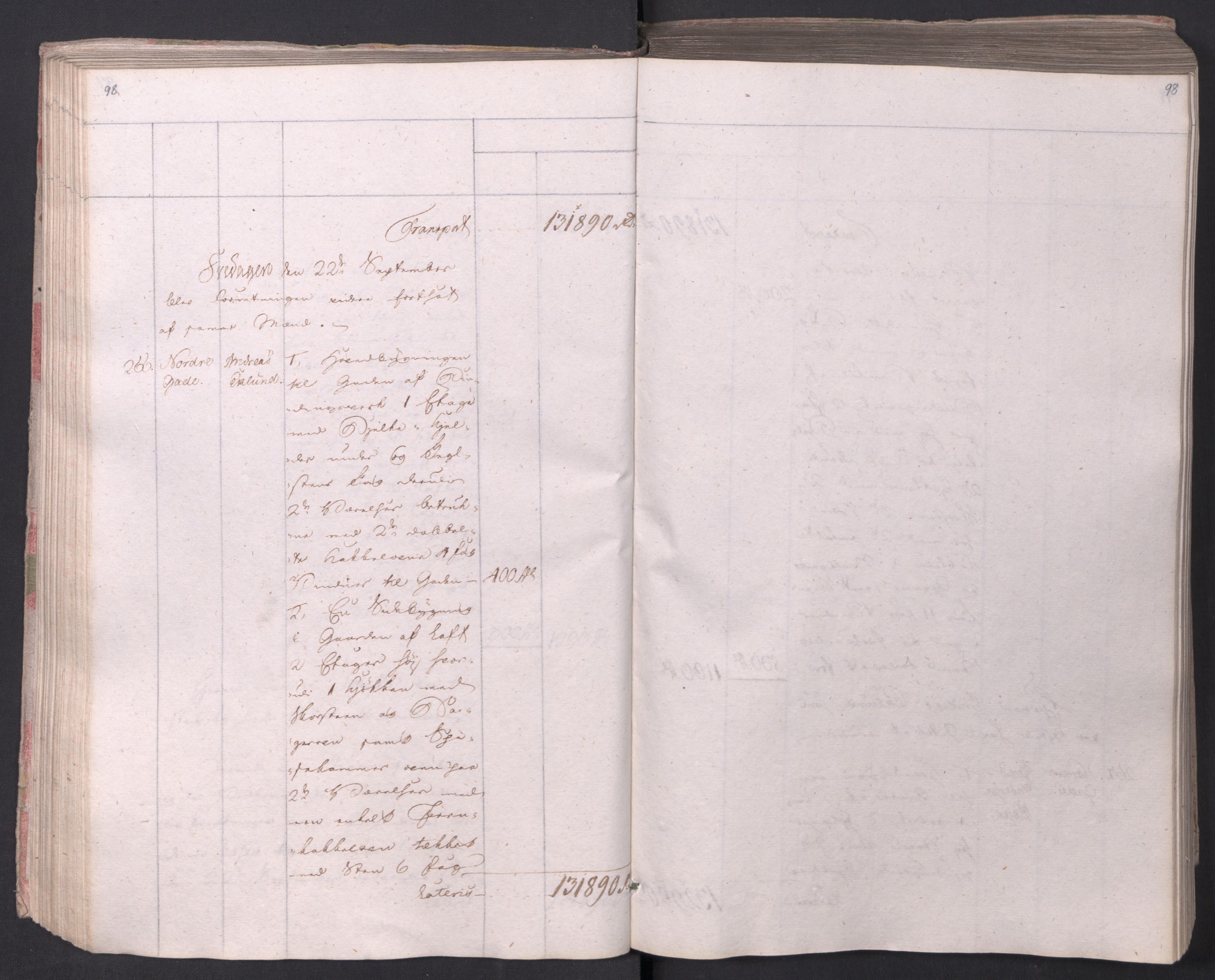 Kristiania stiftamt, AV/SAO-A-10386/I/Ia/L0015: Branntakster, 1797, s. 98
