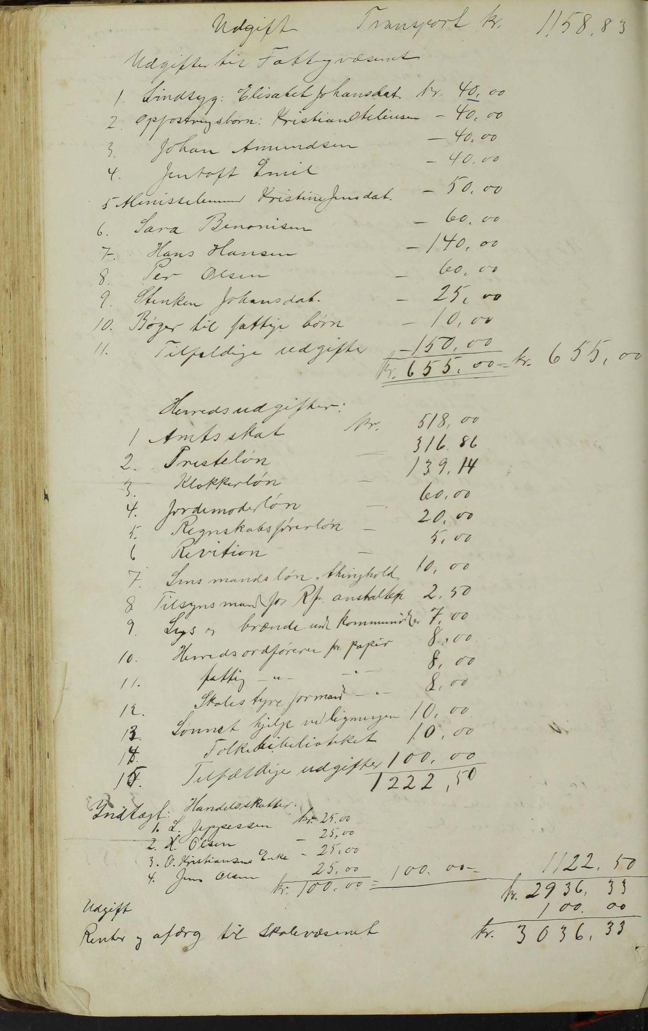 Træna kommune. Formannskapet, AIN/K-18350.150/100/L0001: Forhandlingsprotokoll for Træna, 1872-1904