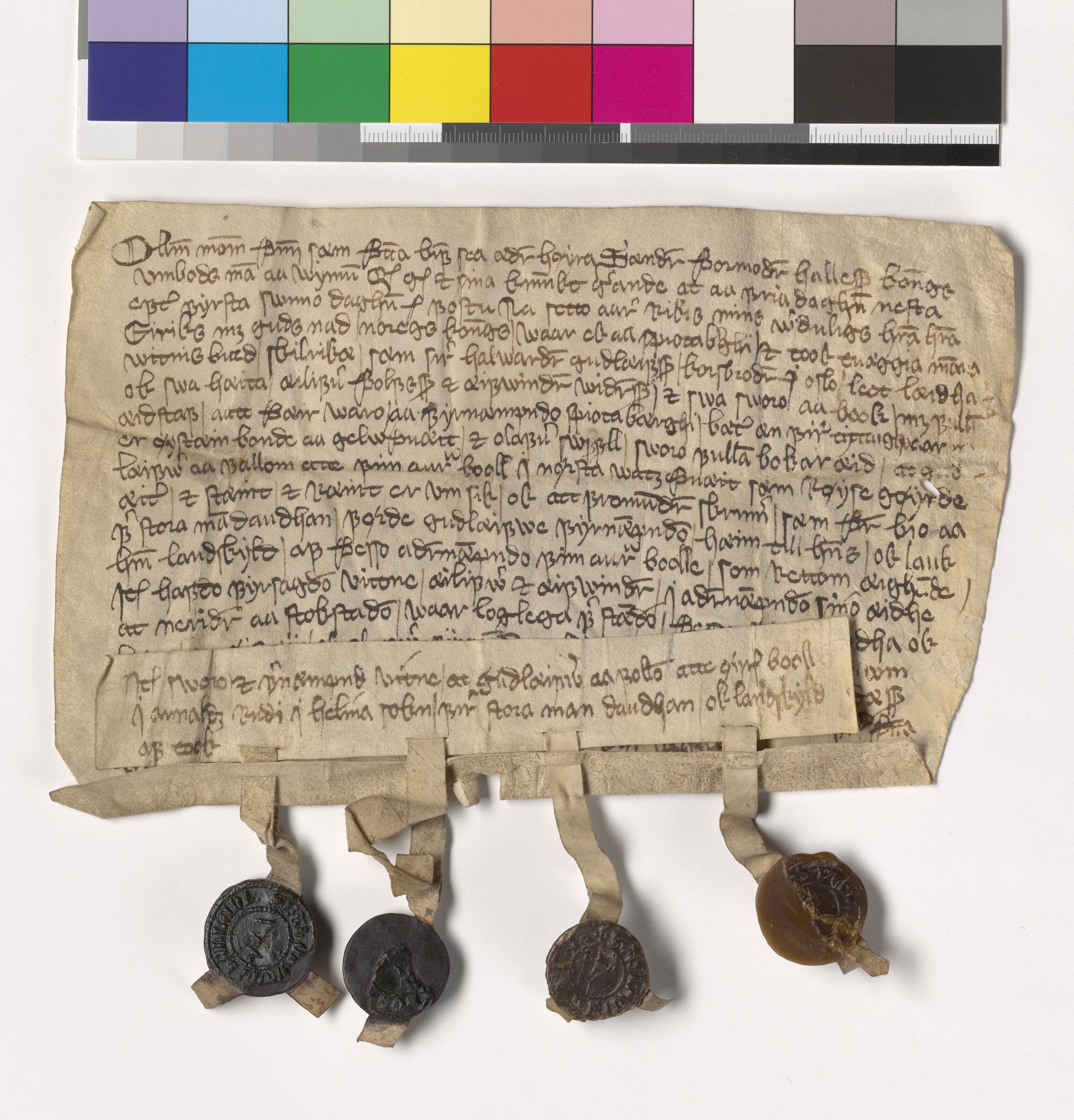 Riksarkivets diplomsamling, AV/RA-EA-5965/F05/L0118: NRA AM fasc. 38 nr. 6-9, 1393-1397, s. 8