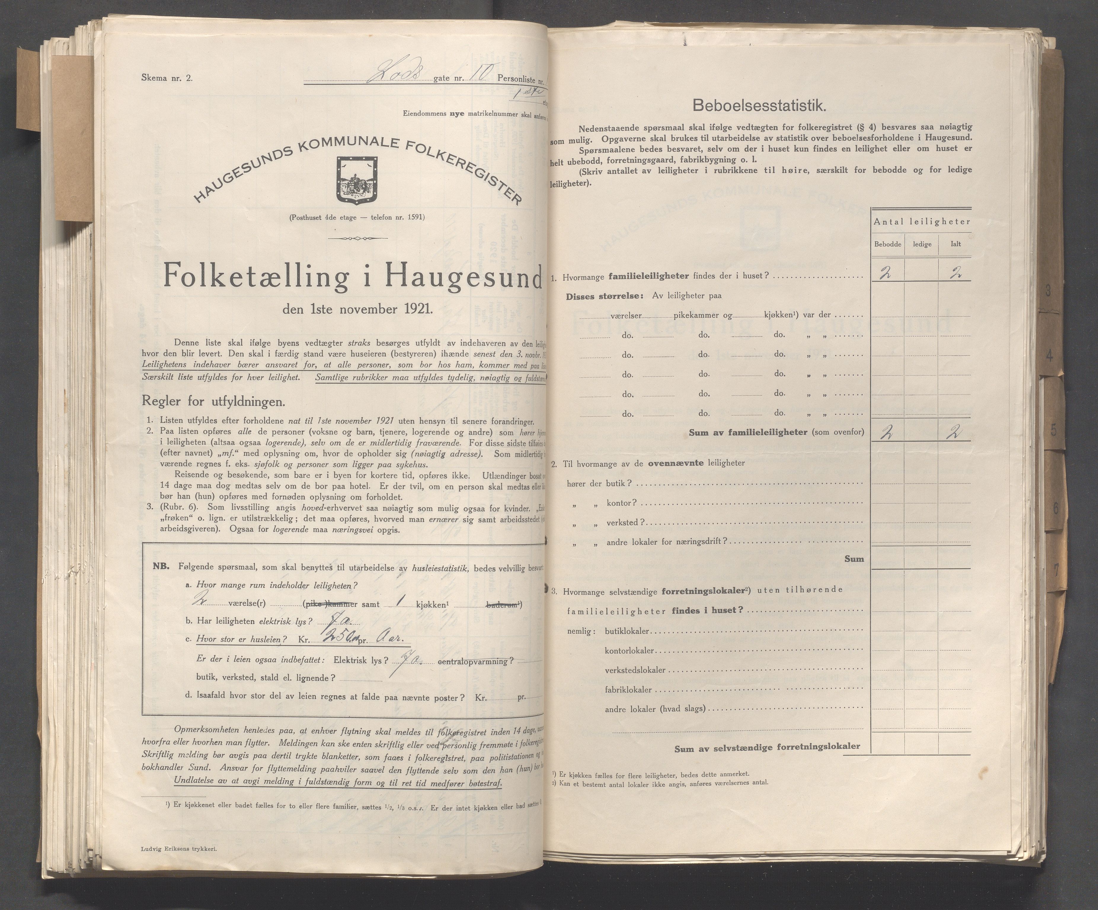 IKAR, Kommunal folketelling 1.11.1921 for Haugesund, 1921, s. 6387