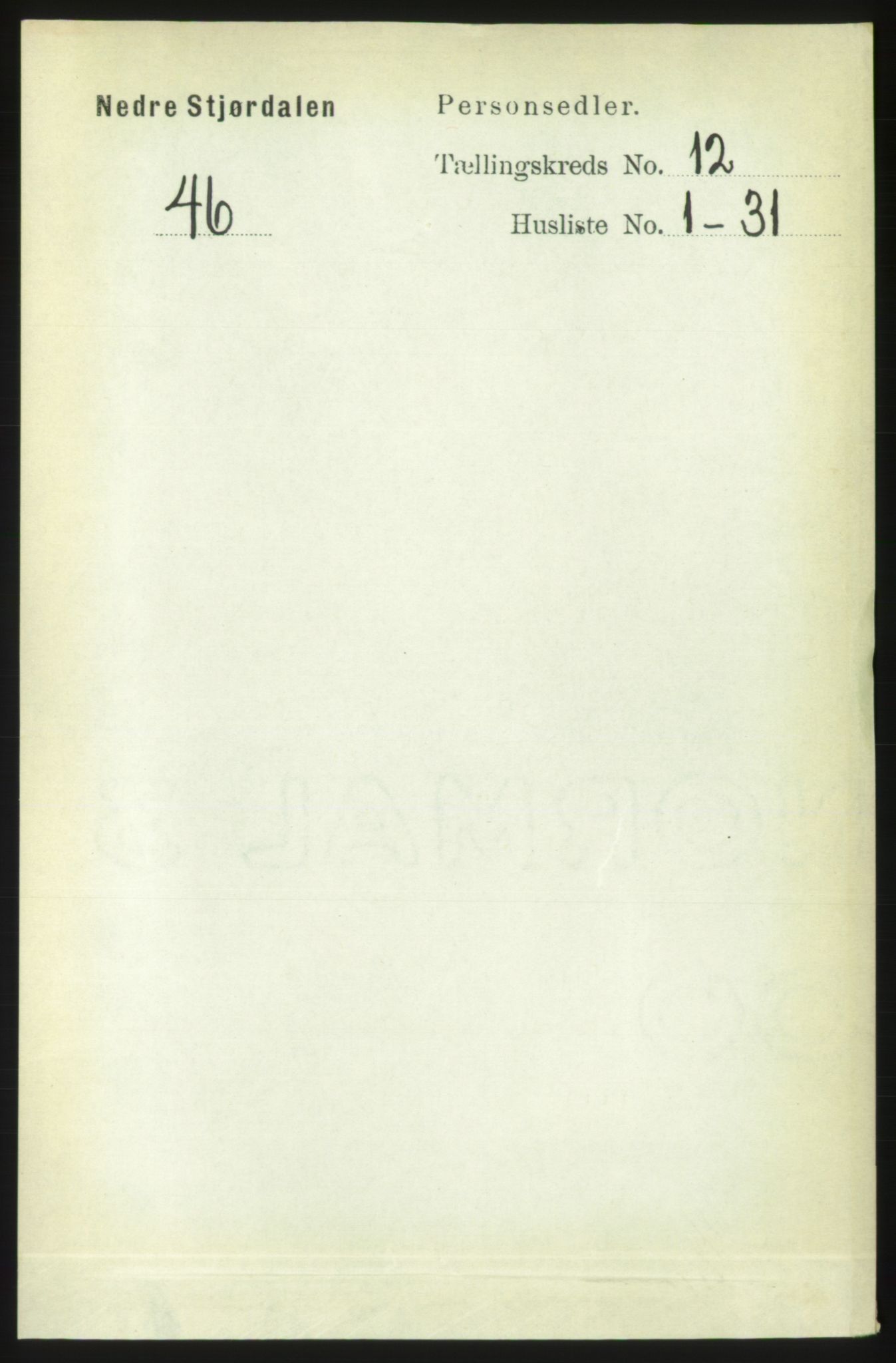 RA, Folketelling 1891 for 1714 Nedre Stjørdal herred, 1891, s. 6003