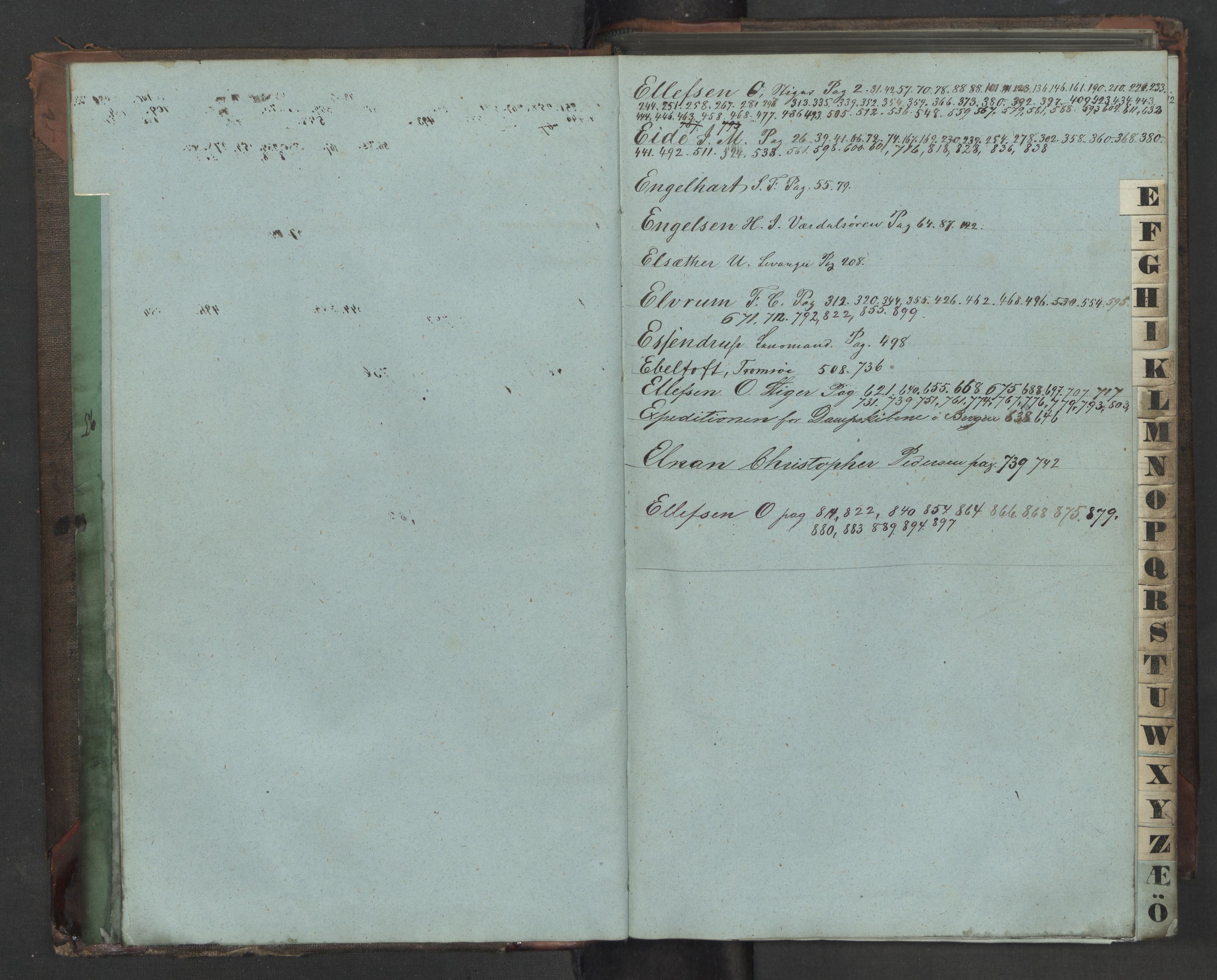 Hoë, Herman & Co, AV/SAT-PA-0280/11/L0038: Kopibok, innenlandsk, 1860-1867