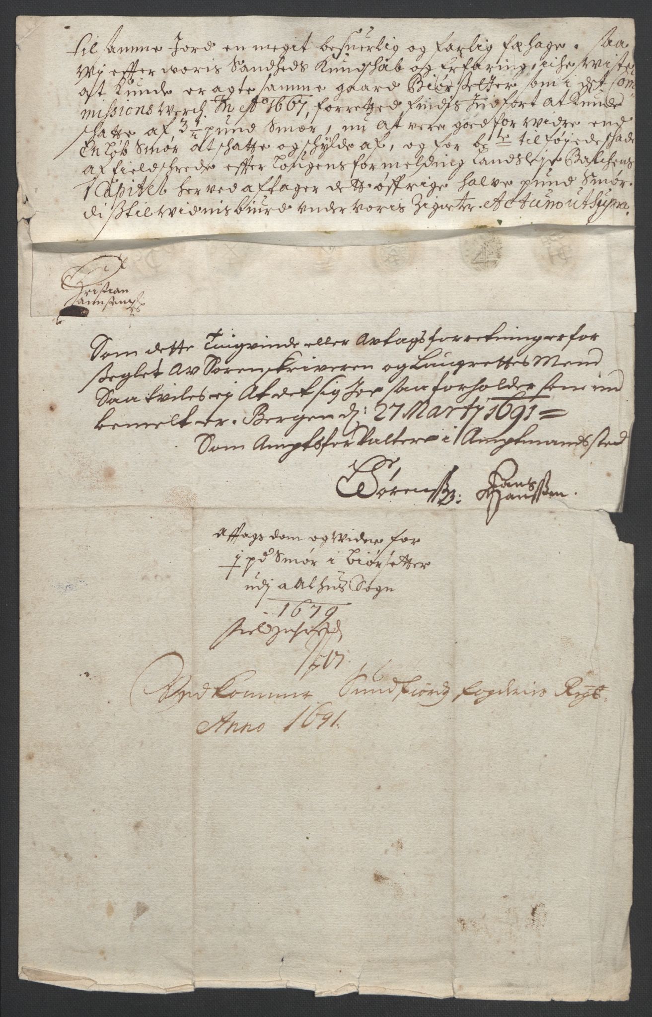 Rentekammeret inntil 1814, Reviderte regnskaper, Fogderegnskap, RA/EA-4092/R53/L3420: Fogderegnskap Sunn- og Nordfjord, 1691-1692, s. 132