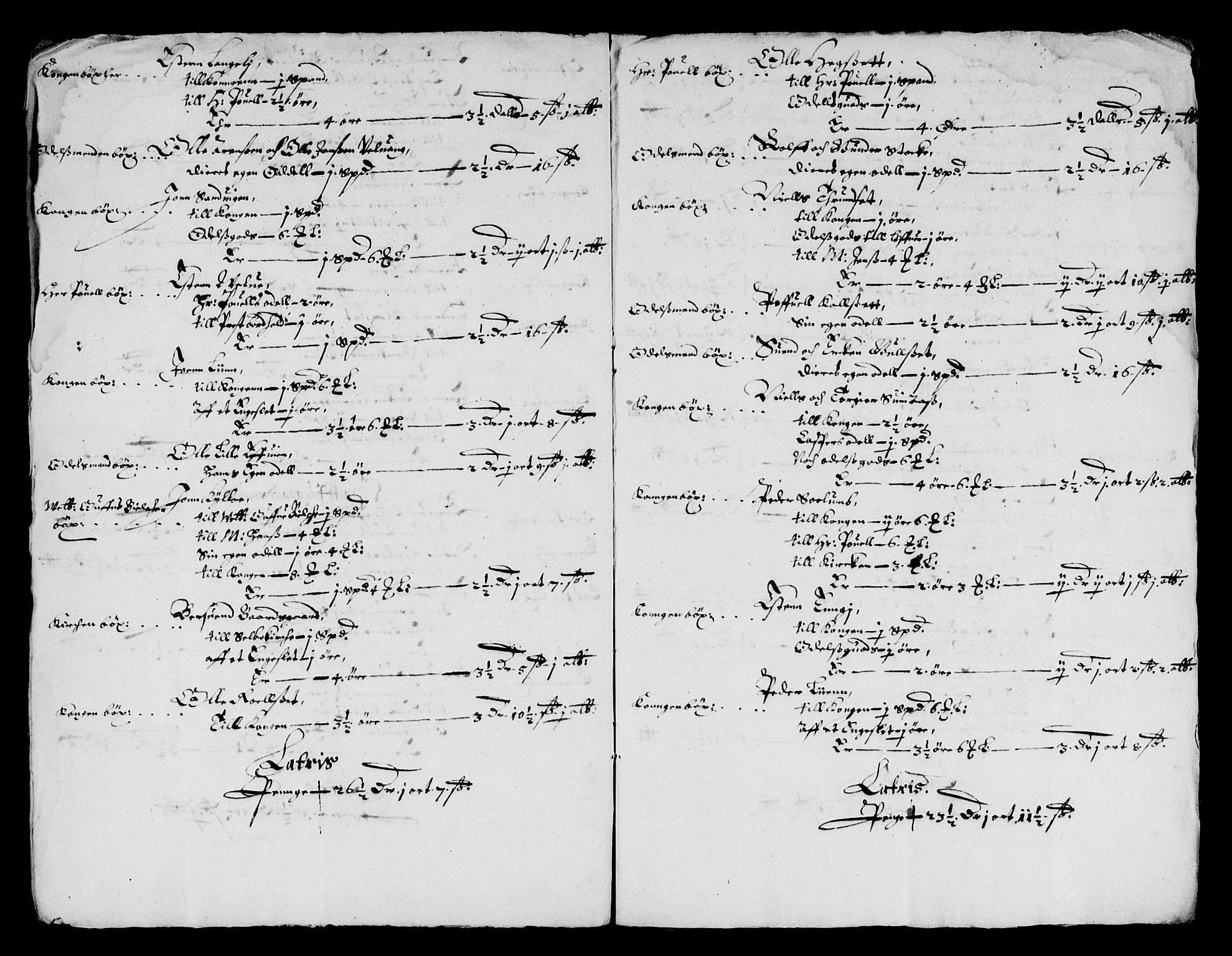 Rentekammeret inntil 1814, Reviderte regnskaper, Lensregnskaper, AV/RA-EA-5023/R/Rb/Rbw/L0123: Trondheim len, 1655-1656