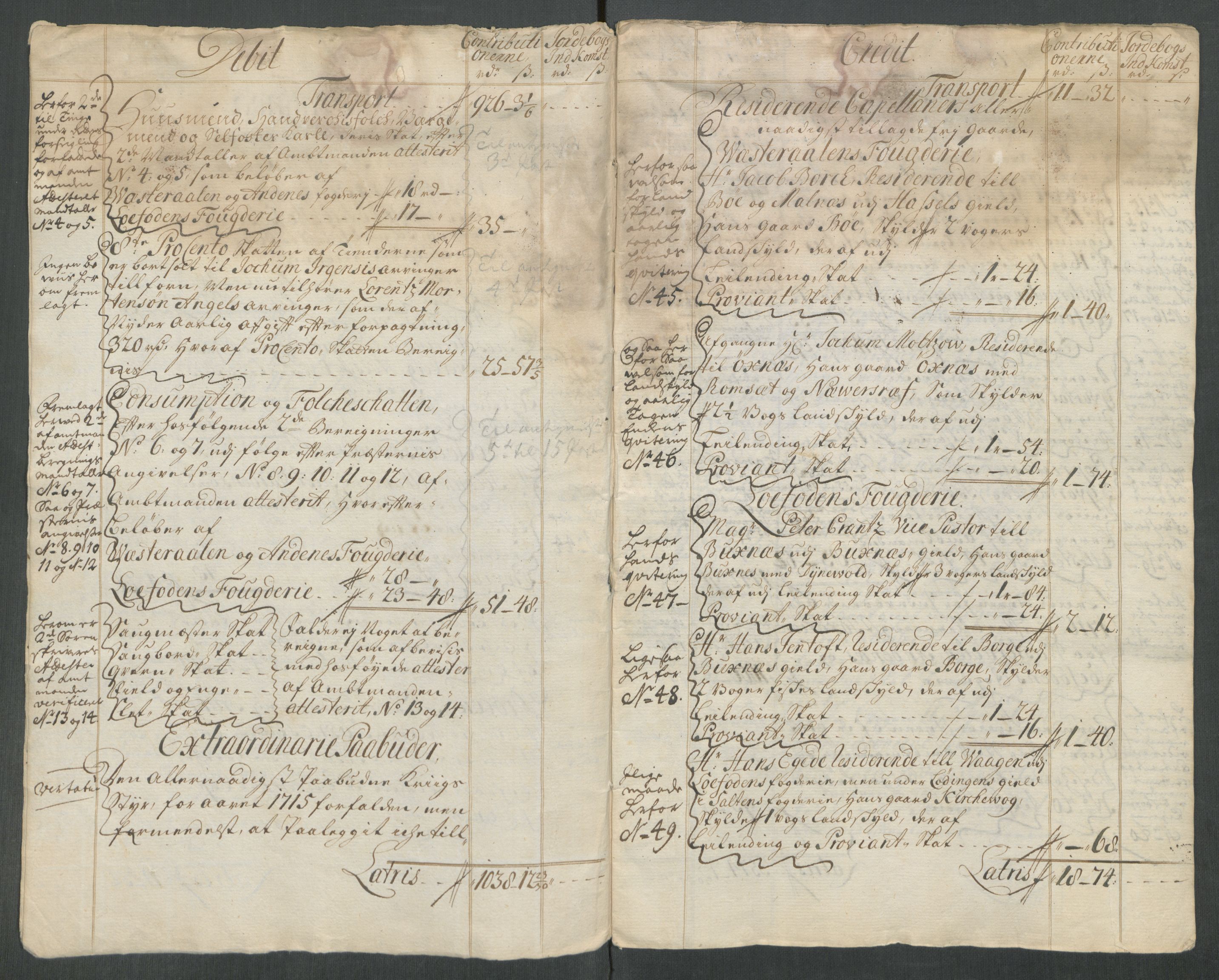 Rentekammeret inntil 1814, Reviderte regnskaper, Fogderegnskap, AV/RA-EA-4092/R67/L4682: Fogderegnskap Vesterålen, Andenes og Lofoten, 1716, s. 6