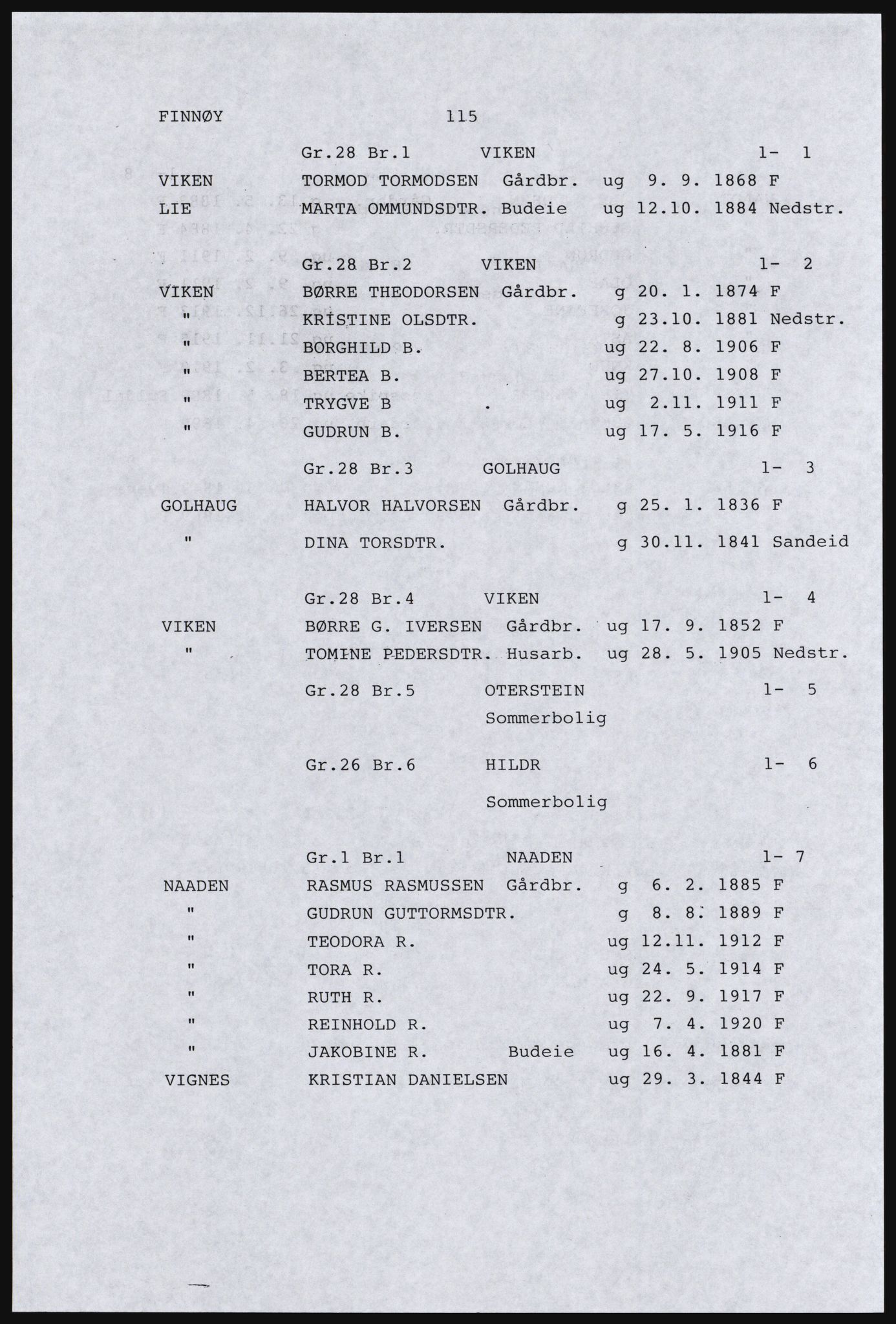 SAST, Avskrift av folketellingen 1920 for Ryfylkeøyene, 1920, s. 137