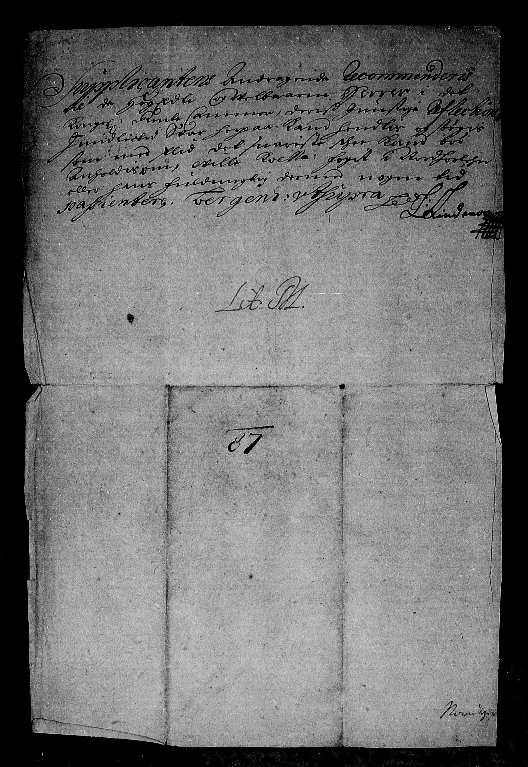 Rentekammeret inntil 1814, Reviderte regnskaper, Stiftamtstueregnskaper, Bergen stiftamt, RA/EA-6043/R/Rc/L0083: Bergen stiftamt, 1685-1687