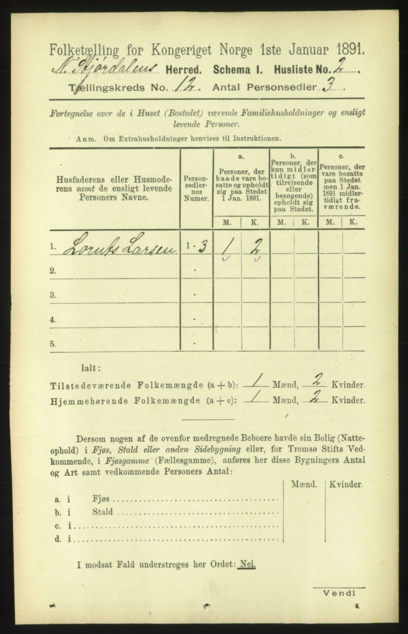 RA, Folketelling 1891 for 1714 Nedre Stjørdal herred, 1891, s. 5972