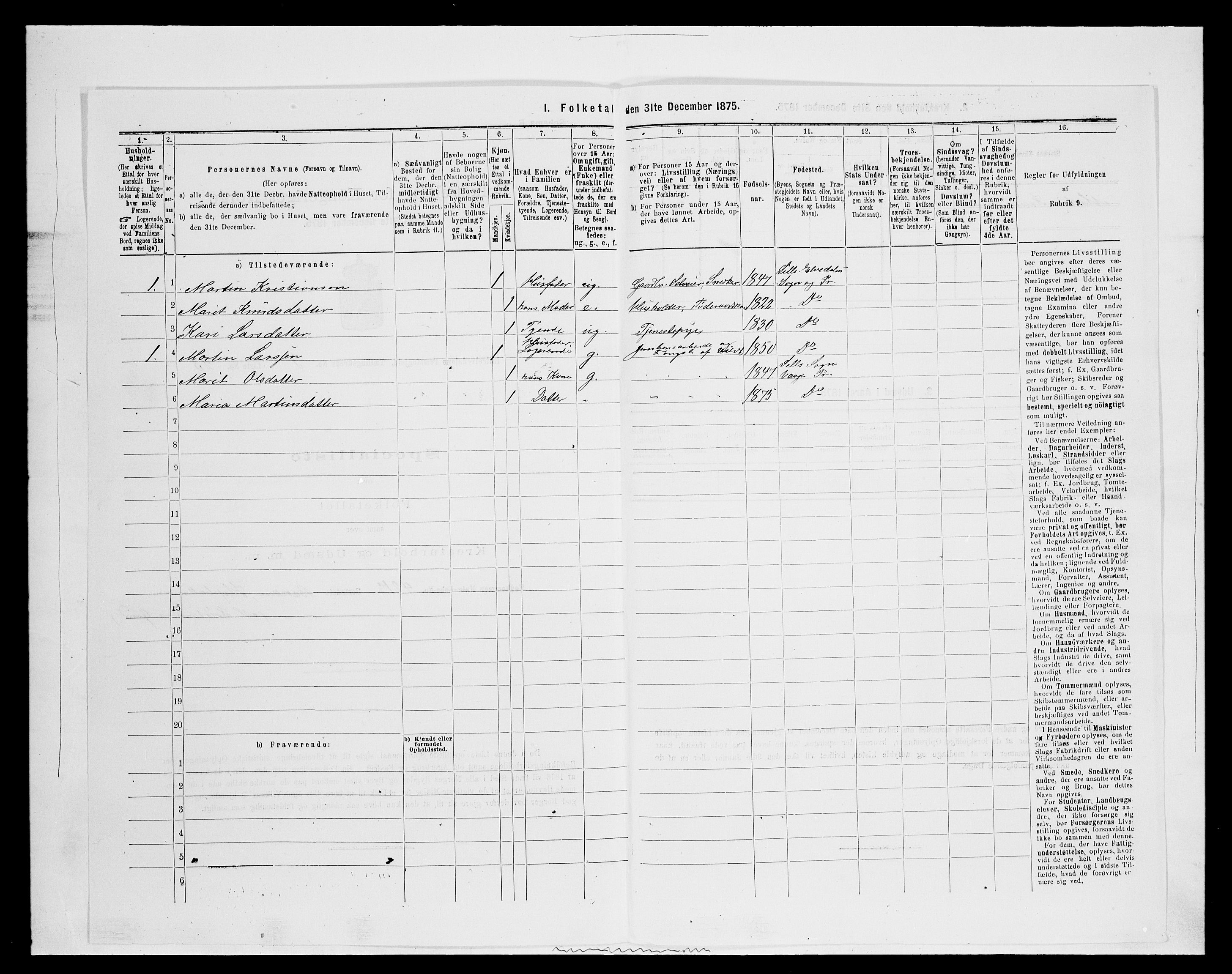 SAH, Folketelling 1875 for 0438P Lille Elvedalen (Alvdal) prestegjeld, 1875, s. 489