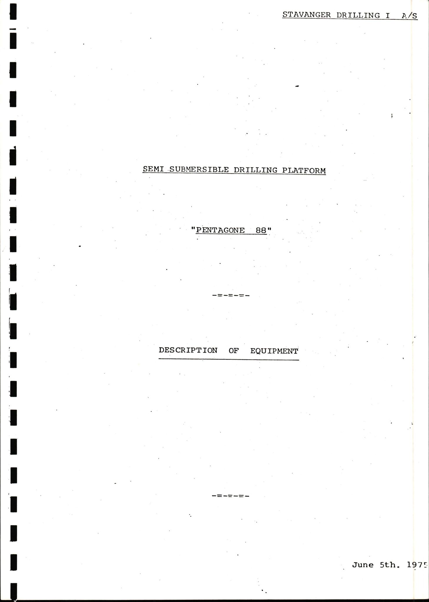 Pa 1503 - Stavanger Drilling AS, AV/SAST-A-101906/2/E/Ec/Eca/L0001: Korrespondanse med Phillips Petroleum Company, 1976-1984