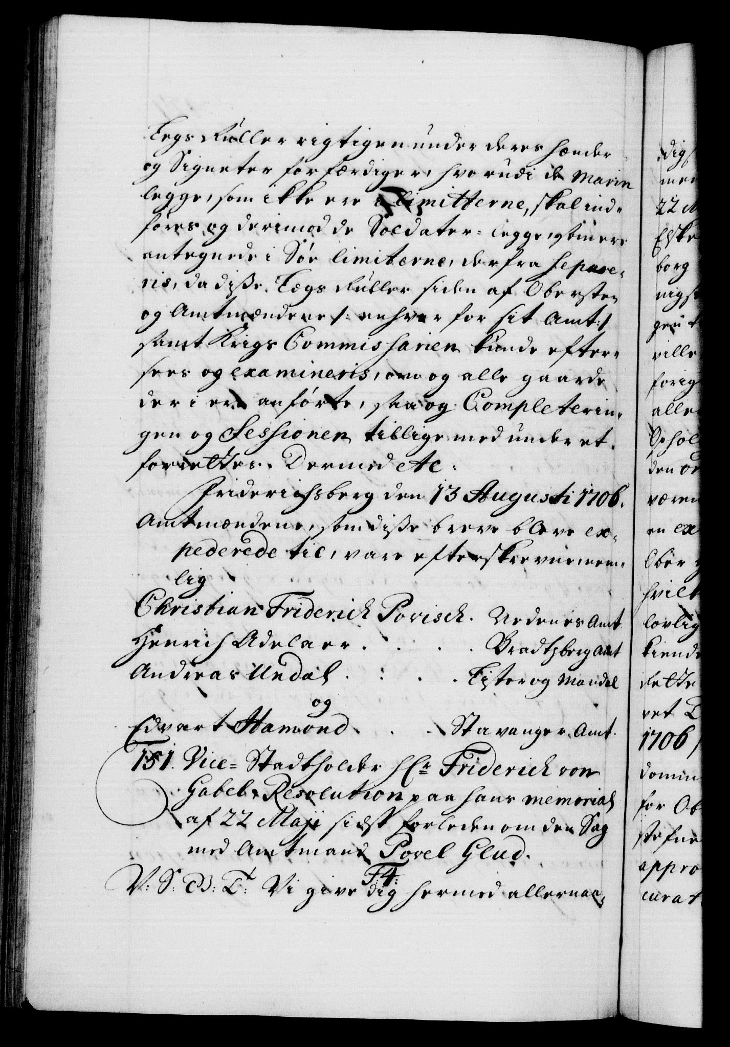 Danske Kanselli 1572-1799, AV/RA-EA-3023/F/Fc/Fca/Fcab/L0017: Norske tegnelser, 1704-1706, s. 427b