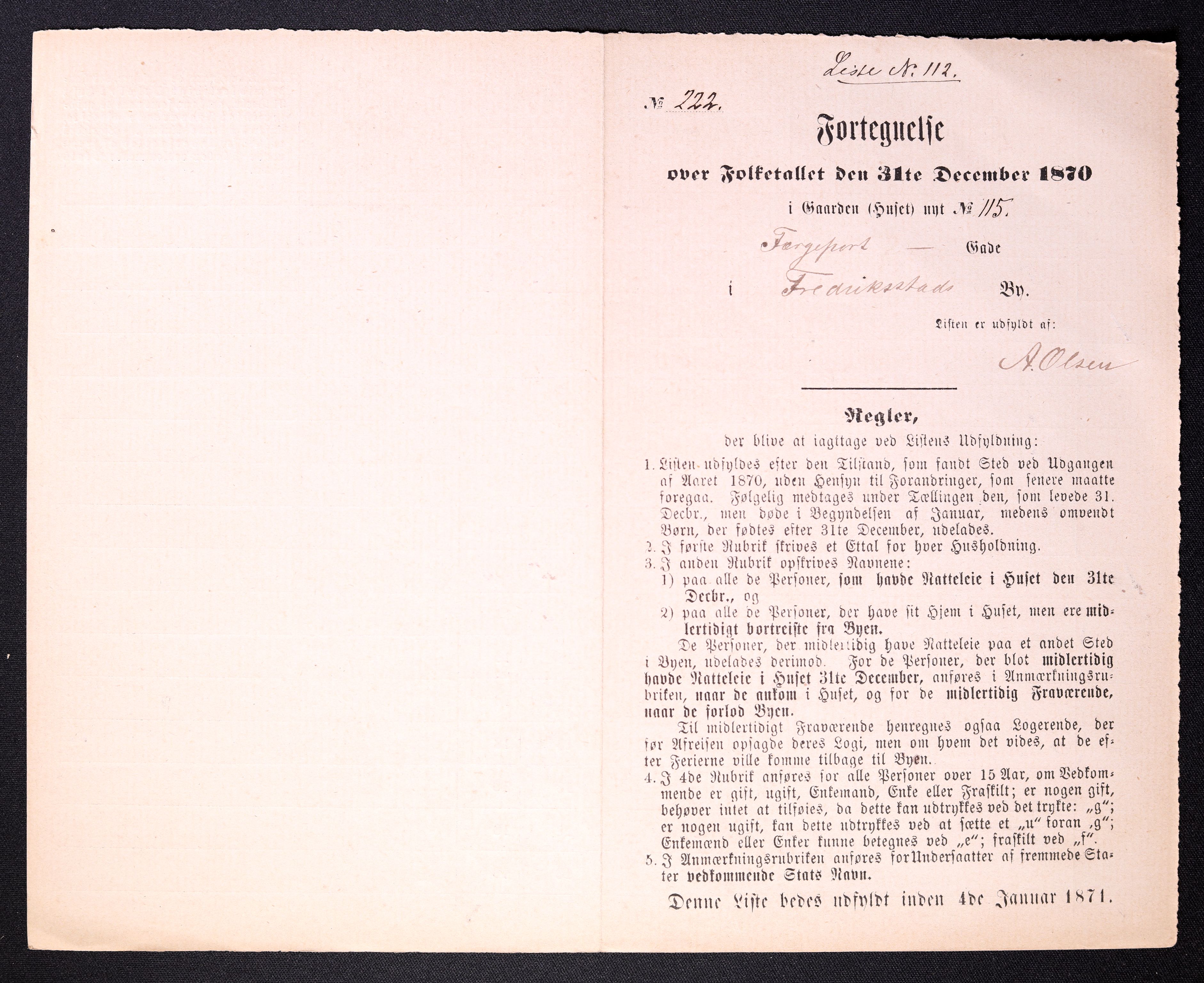 RA, Folketelling 1870 for 0103 Fredrikstad kjøpstad, 1870, s. 225