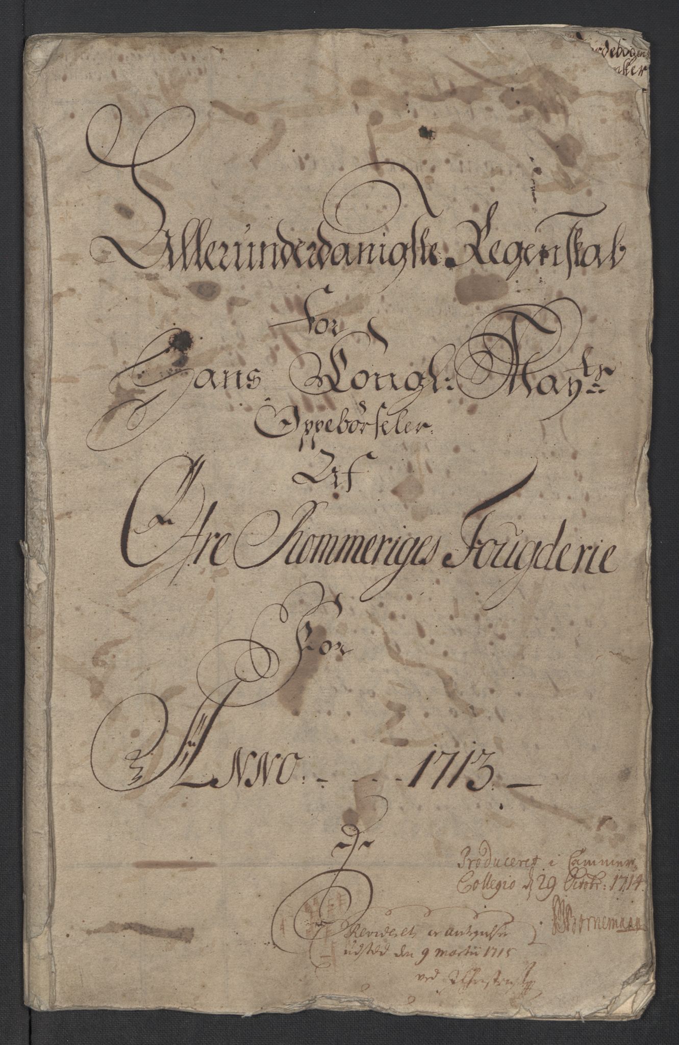 Rentekammeret inntil 1814, Reviderte regnskaper, Fogderegnskap, RA/EA-4092/R12/L0723: Fogderegnskap Øvre Romerike, 1713-1714, s. 3