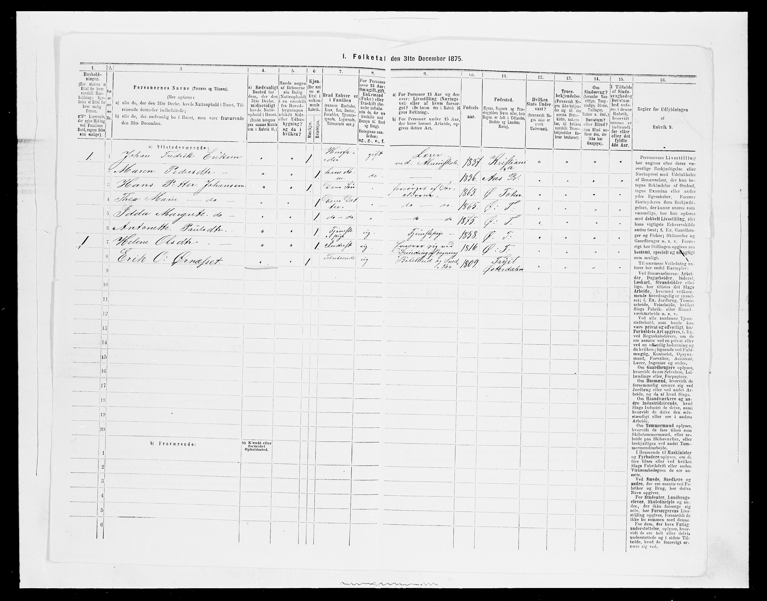 SAH, Folketelling 1875 for 0528P Østre Toten prestegjeld, 1875, s. 544