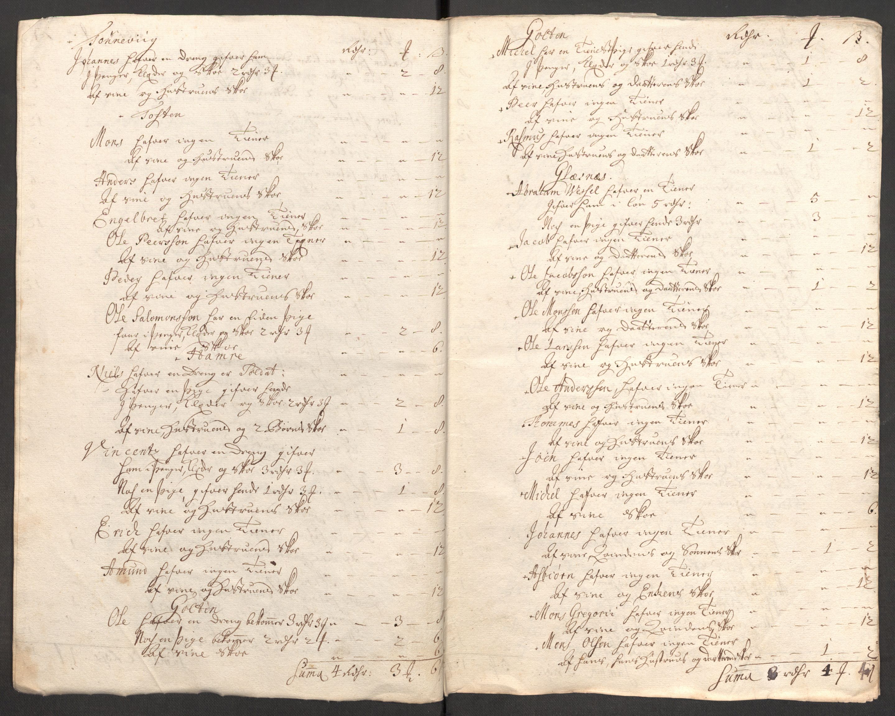 Rentekammeret inntil 1814, Reviderte regnskaper, Fogderegnskap, RA/EA-4092/R51/L3193: Fogderegnskap Nordhordland og Voss, 1711, s. 281