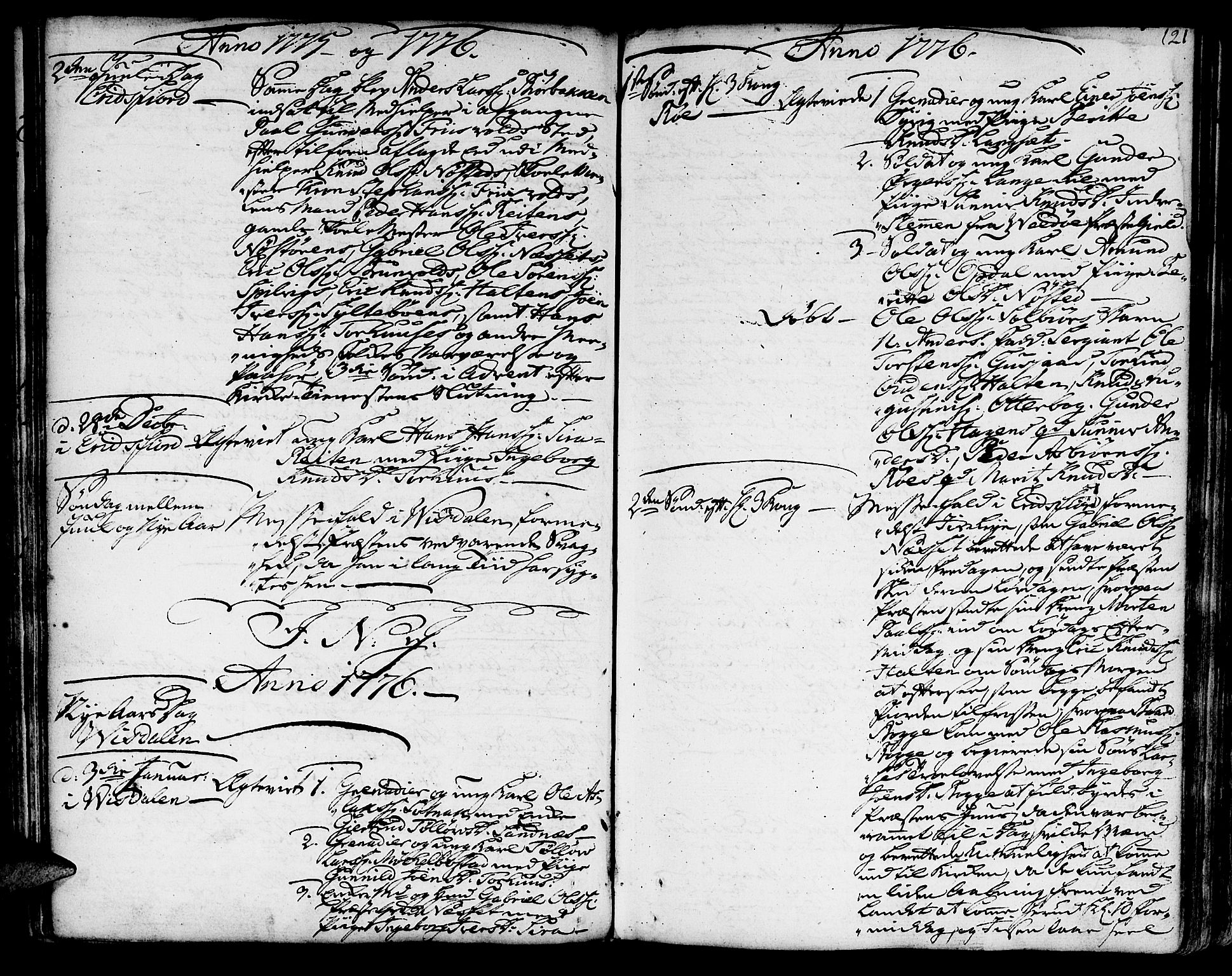 Ministerialprotokoller, klokkerbøker og fødselsregistre - Møre og Romsdal, AV/SAT-A-1454/551/L0621: Ministerialbok nr. 551A01, 1757-1803, s. 121