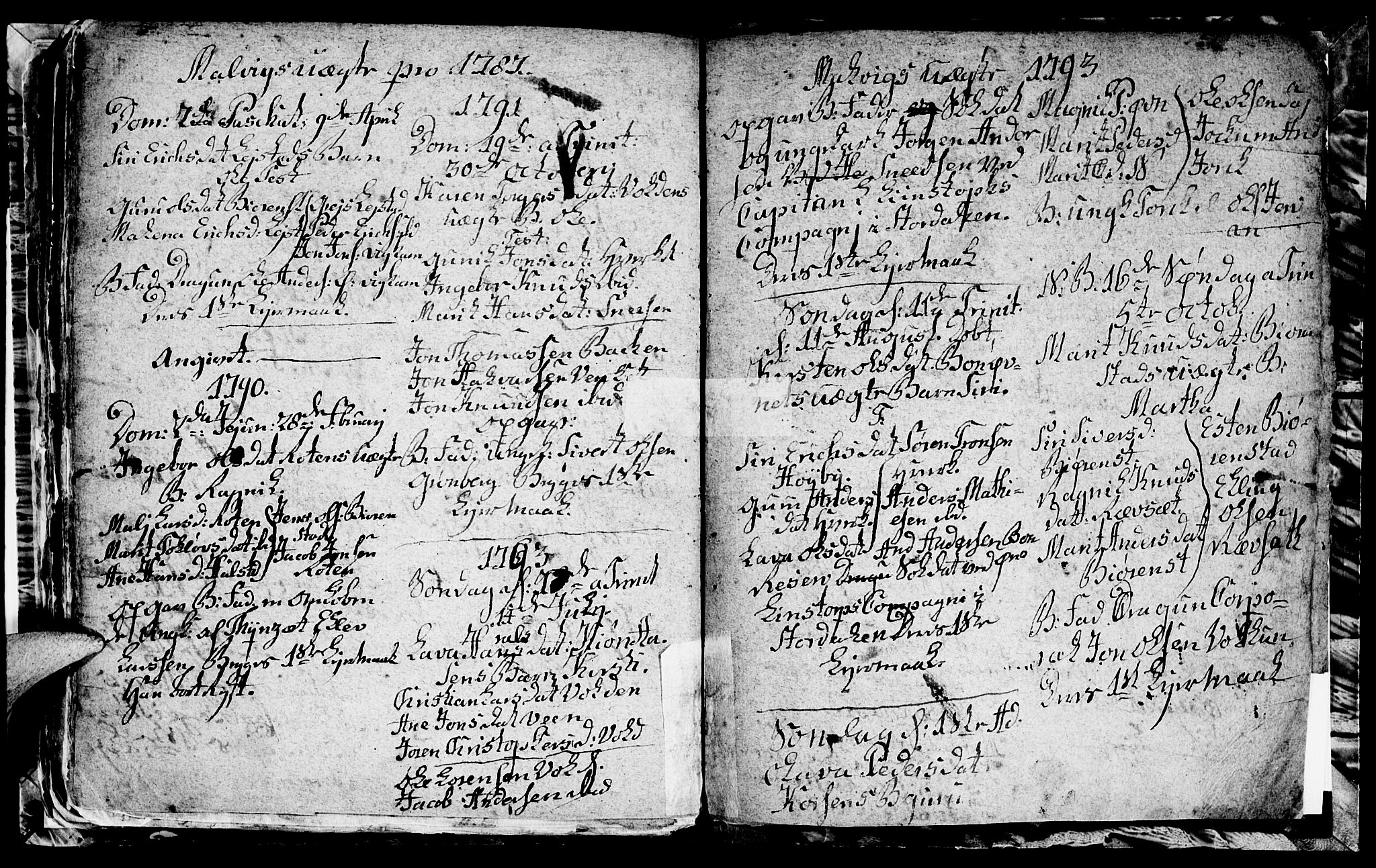 Ministerialprotokoller, klokkerbøker og fødselsregistre - Sør-Trøndelag, AV/SAT-A-1456/616/L0418: Klokkerbok nr. 616C01, 1754-1797