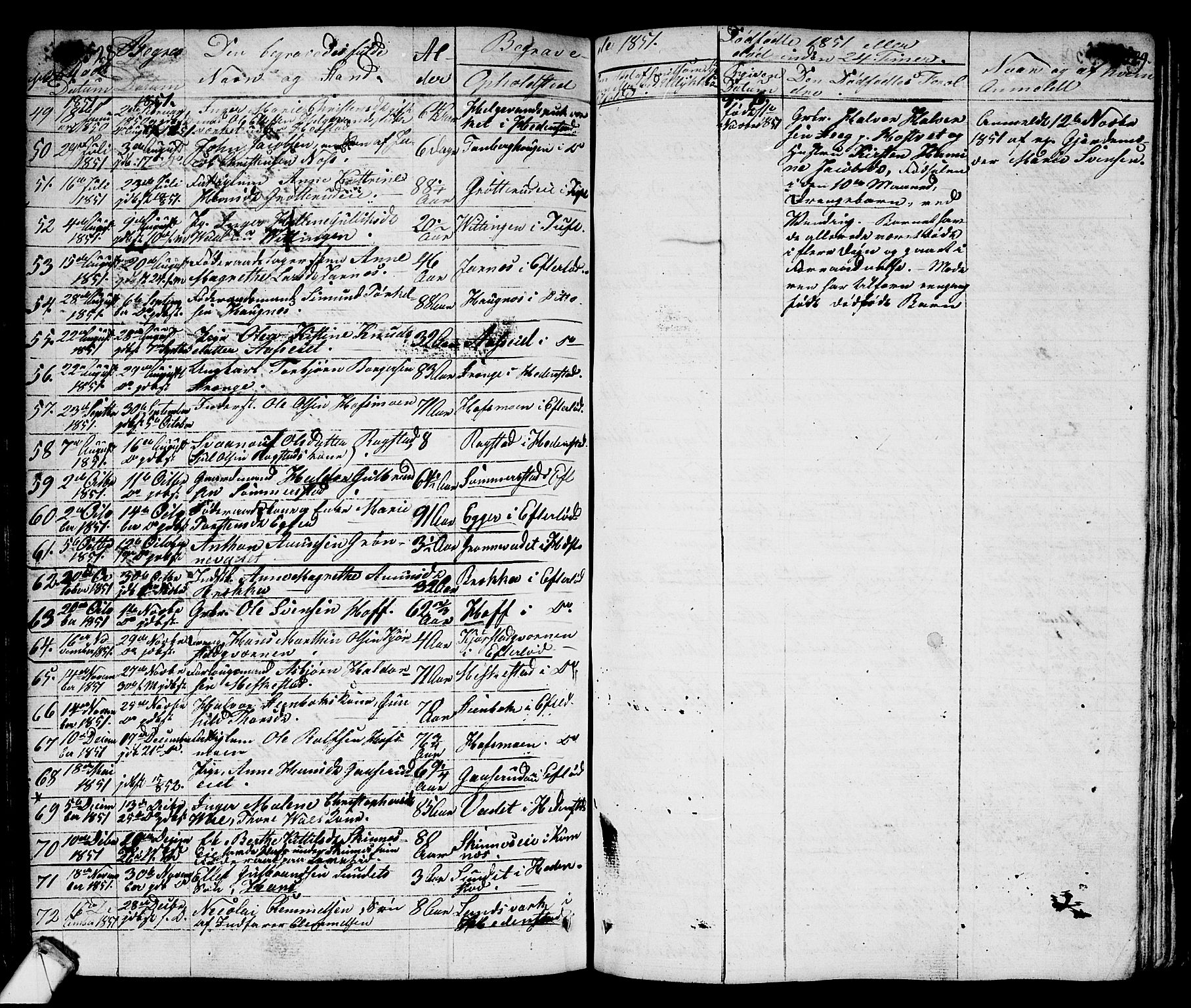 Sandsvær kirkebøker, AV/SAKO-A-244/G/Ga/L0004: Klokkerbok nr. I 4, 1840-1856, s. 264
