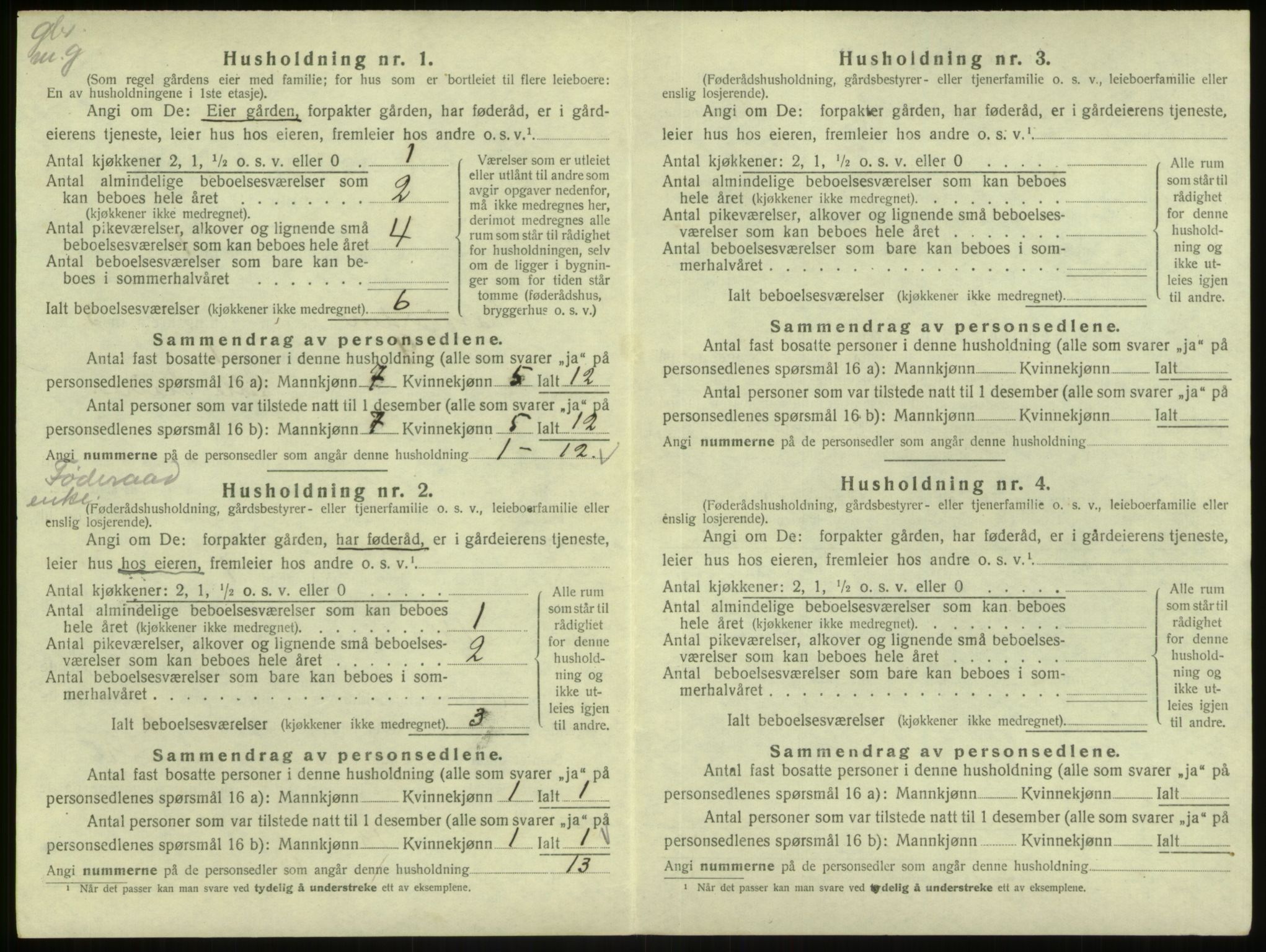 SAB, Folketelling 1920 for 1266 Masfjorden herred, 1920, s. 157