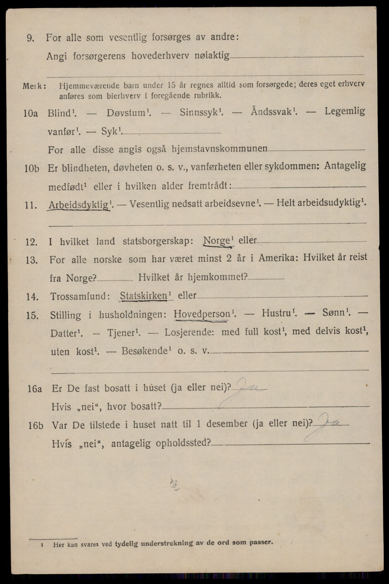 SAST, Folketelling 1920 for 1120 Klepp herred, 1920, s. 5351