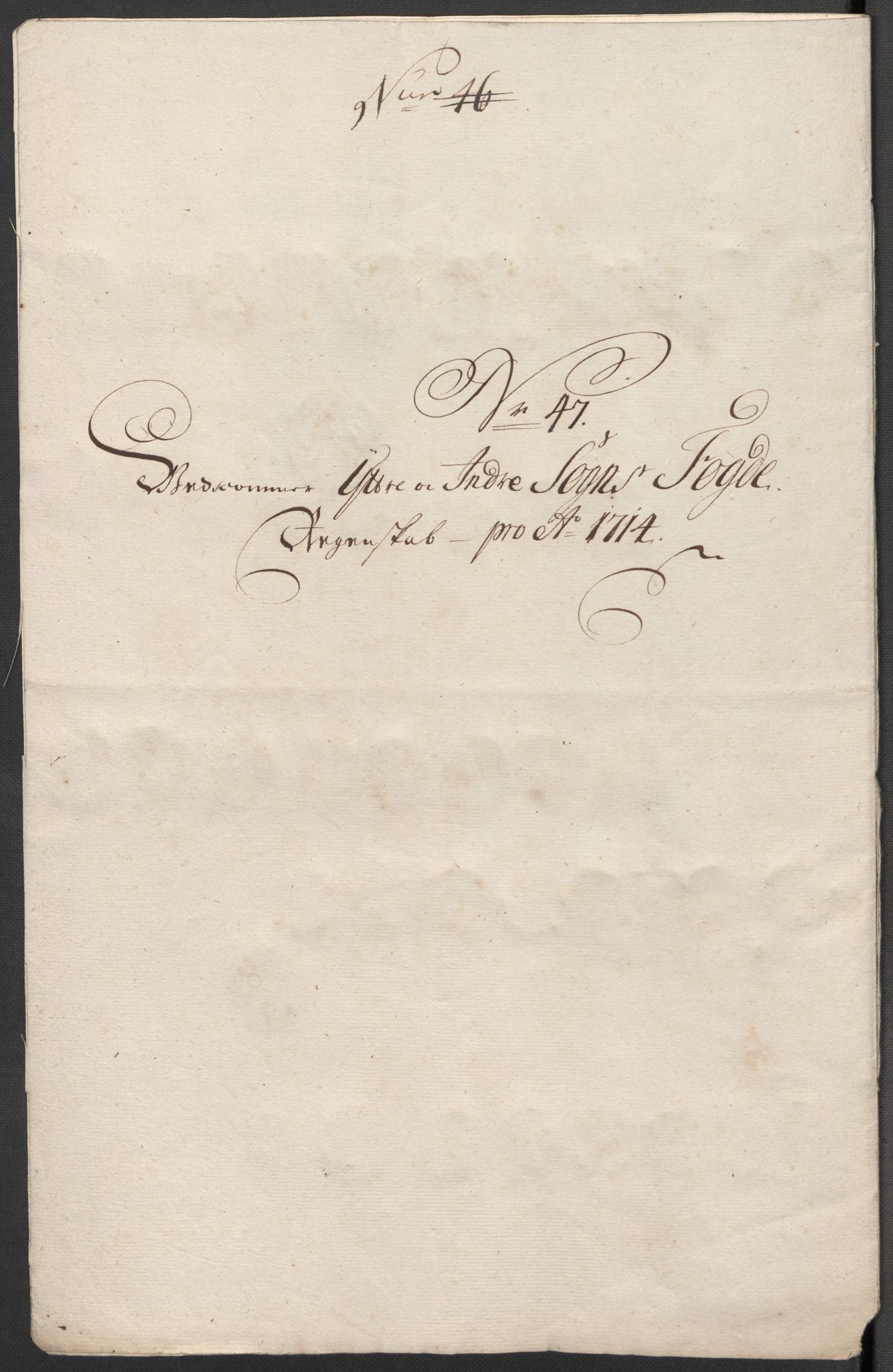 Rentekammeret inntil 1814, Reviderte regnskaper, Fogderegnskap, AV/RA-EA-4092/R52/L3319: Fogderegnskap Sogn, 1713-1714, s. 909