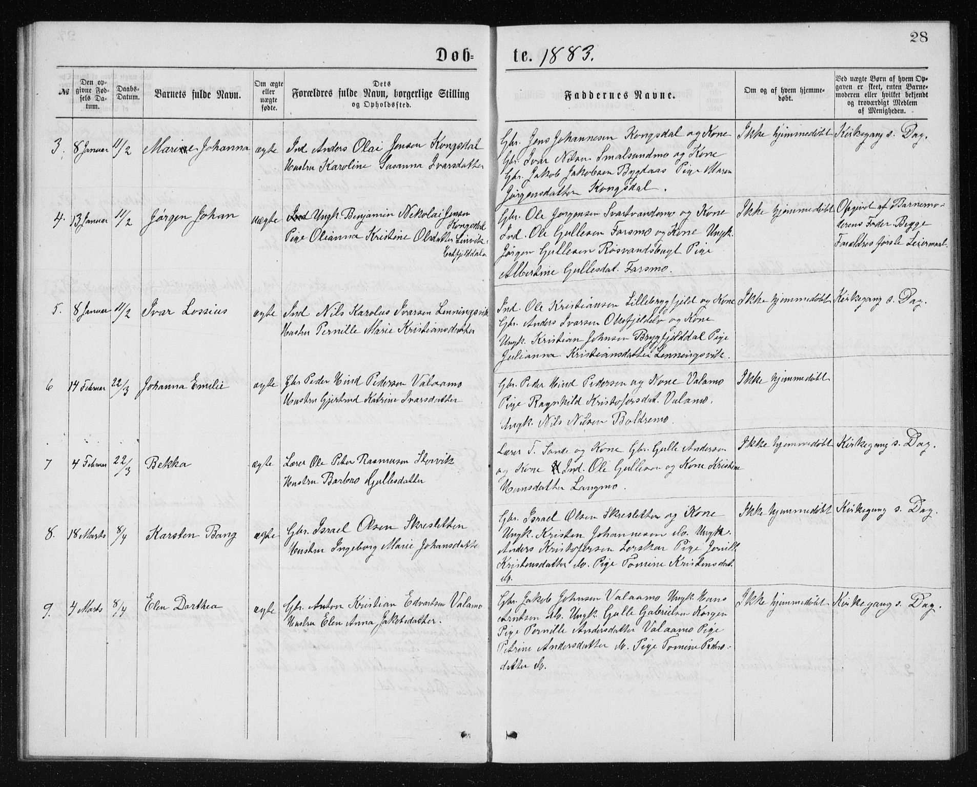 Ministerialprotokoller, klokkerbøker og fødselsregistre - Nordland, AV/SAT-A-1459/826/L0381: Klokkerbok nr. 826C01, 1877-1886, s. 28
