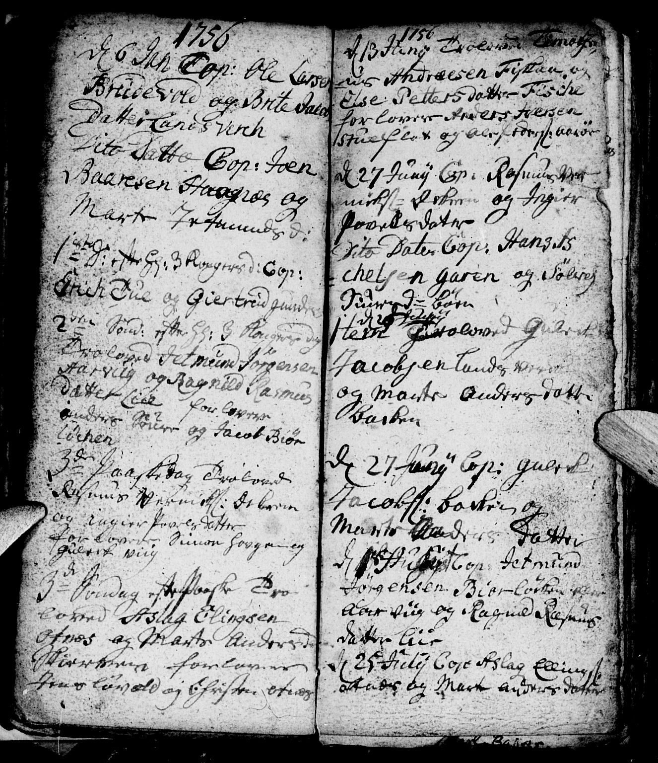 Ministerialprotokoller, klokkerbøker og fødselsregistre - Møre og Romsdal, AV/SAT-A-1454/501/L0001: Ministerialbok nr. 501A01, 1742-1760