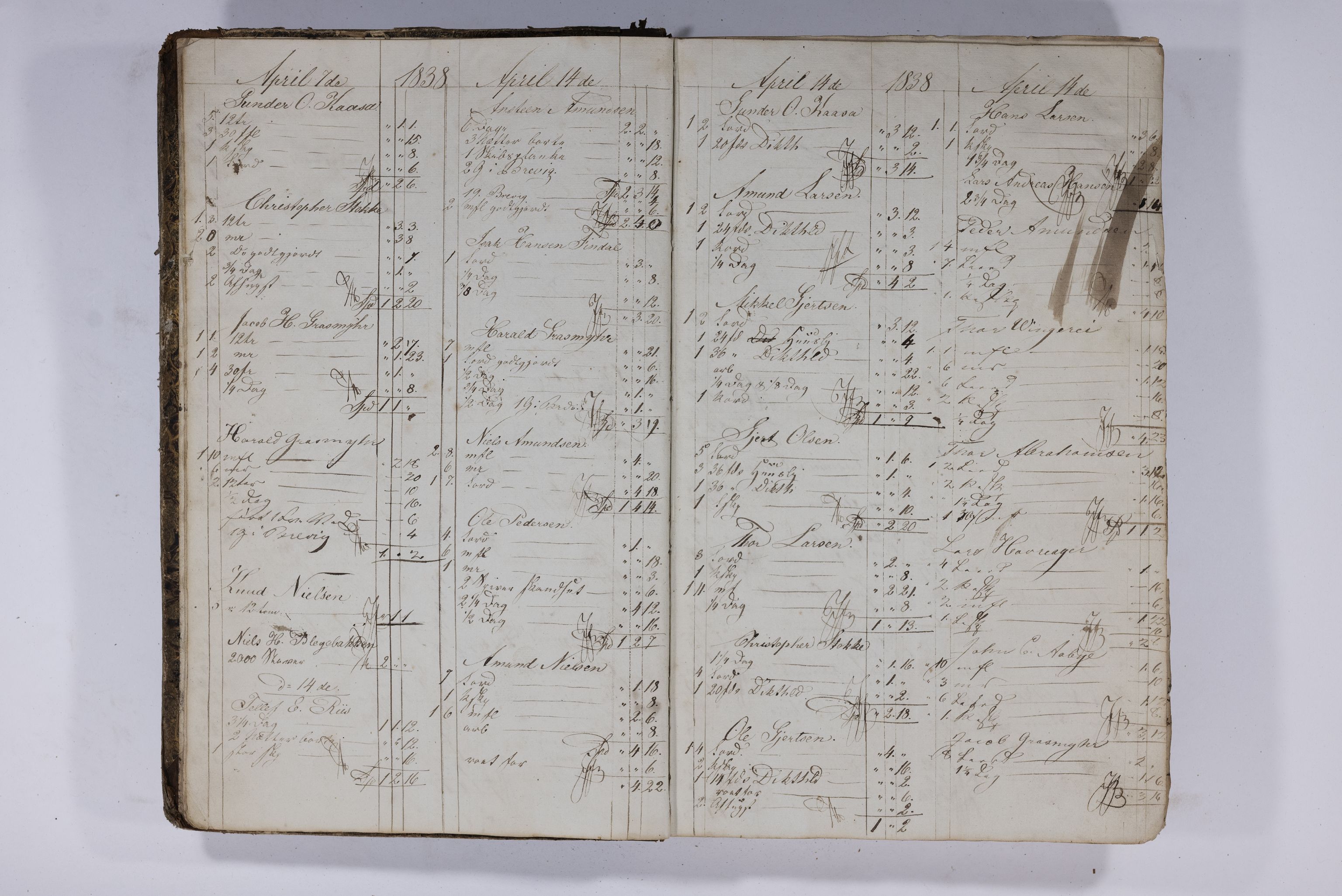 Blehr/ Kjellestad, TEMU/TGM-A-1212/R/Ra/L0002: Hugste bog, 1838-1840, s. 4