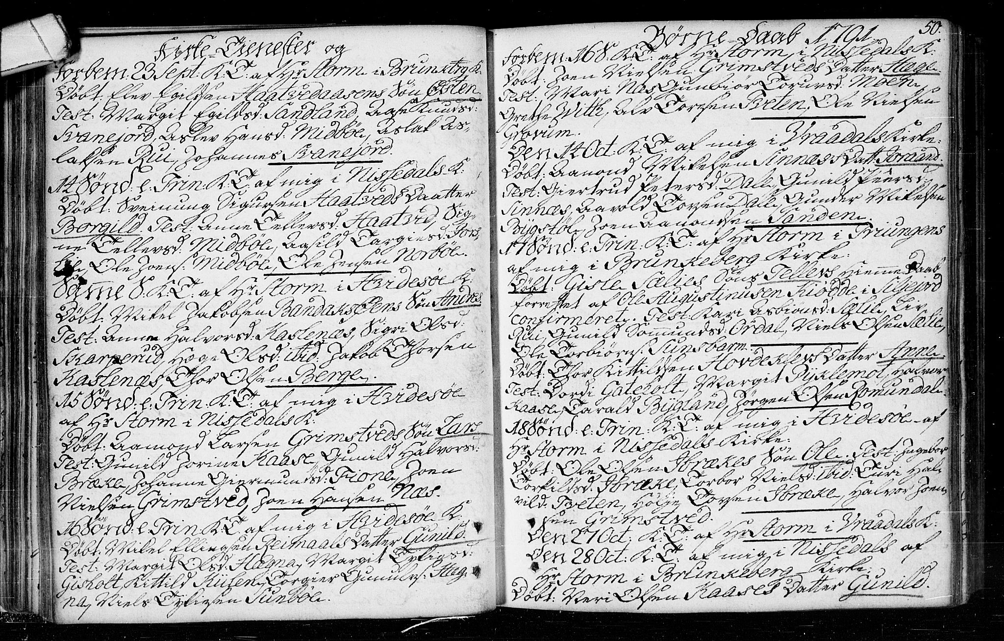 Kviteseid kirkebøker, SAKO/A-276/F/Fa/L0003: Ministerialbok nr. I 3, 1787-1799, s. 50