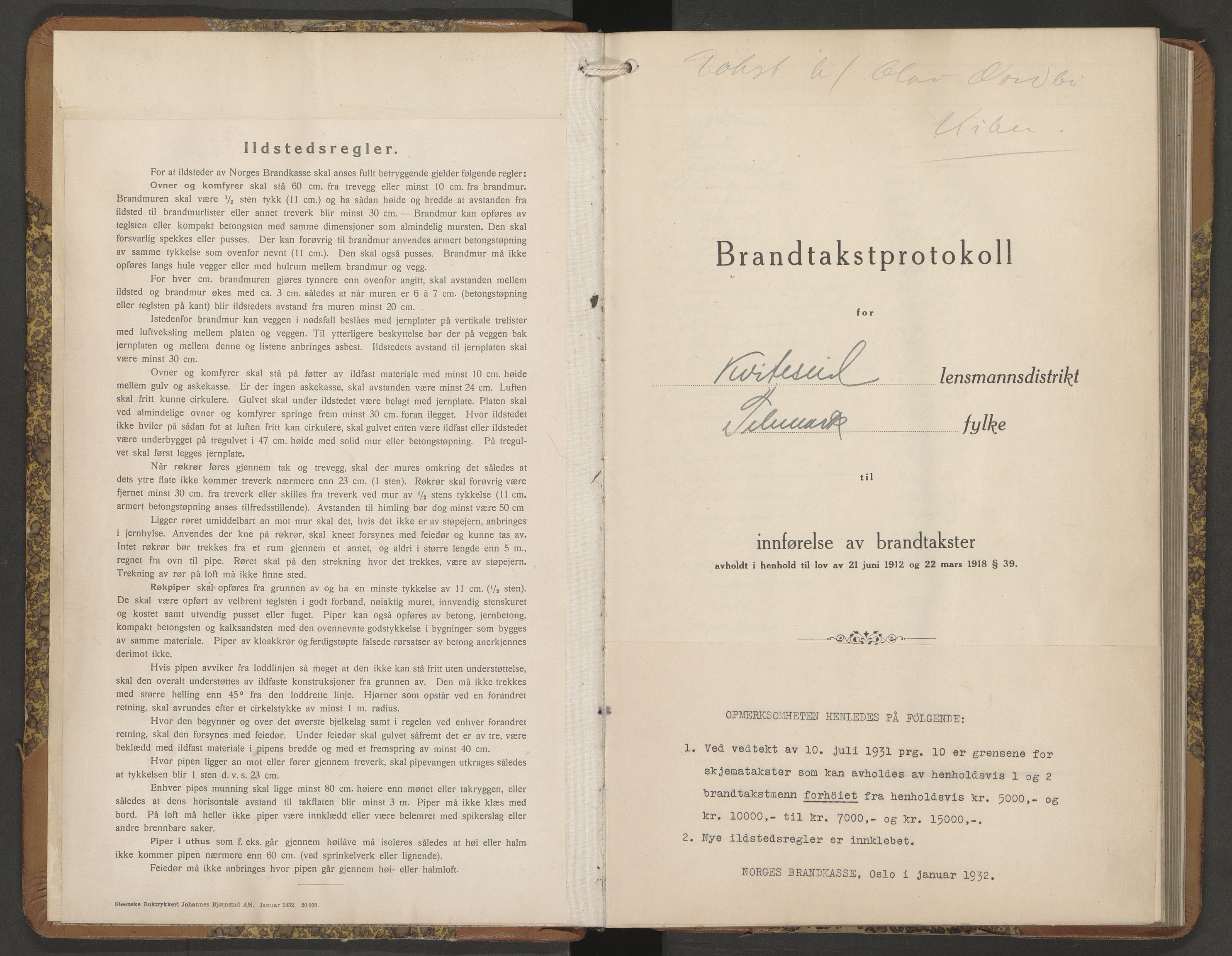 Kviteseid lensmannskontor, AV/SAKO-A-562/Y/Yd/Ydb/L0006: Skjematakstprotokoll, 1933-1948