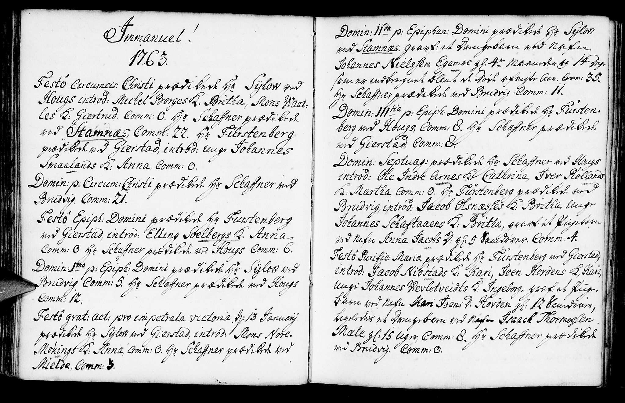 Haus sokneprestembete, SAB/A-75601/H/Haa: Ministerialbok nr. A 7, 1748-1766, s. 146