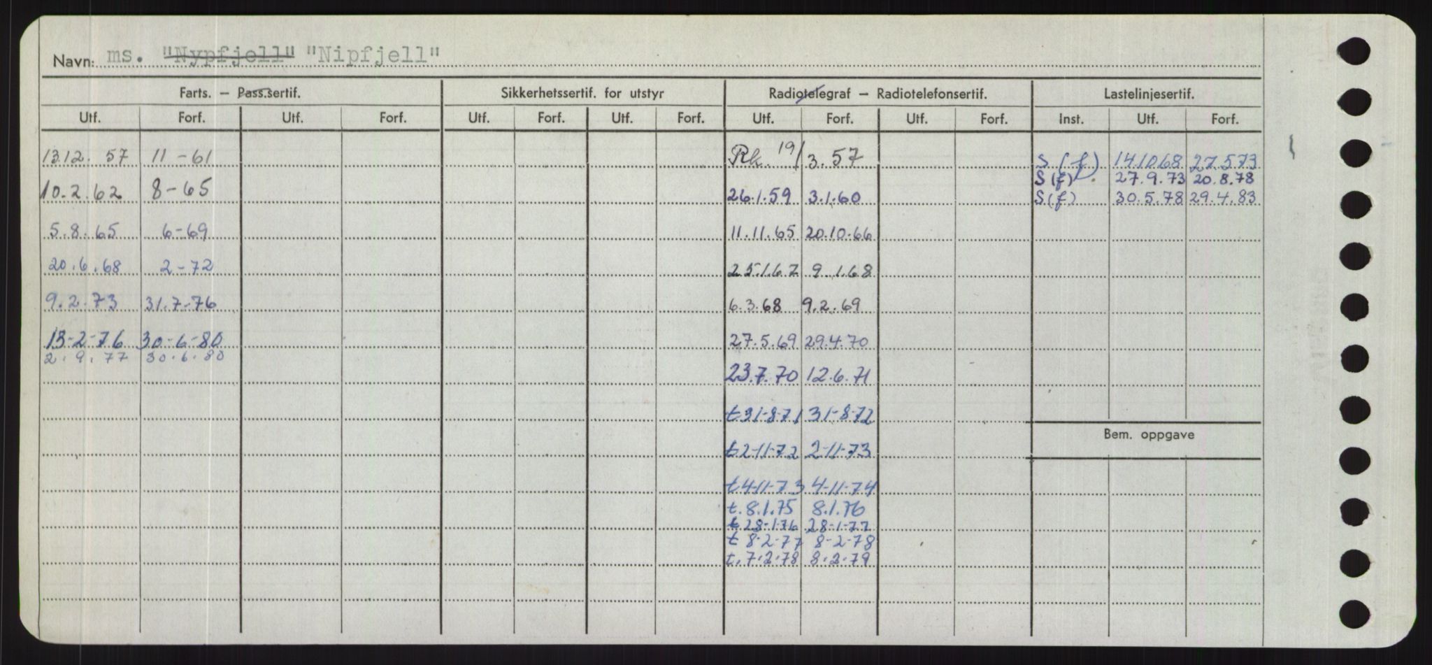 Sjøfartsdirektoratet med forløpere, Skipsmålingen, RA/S-1627/H/Hd/L0026: Fartøy, N-Norhol, s. 228